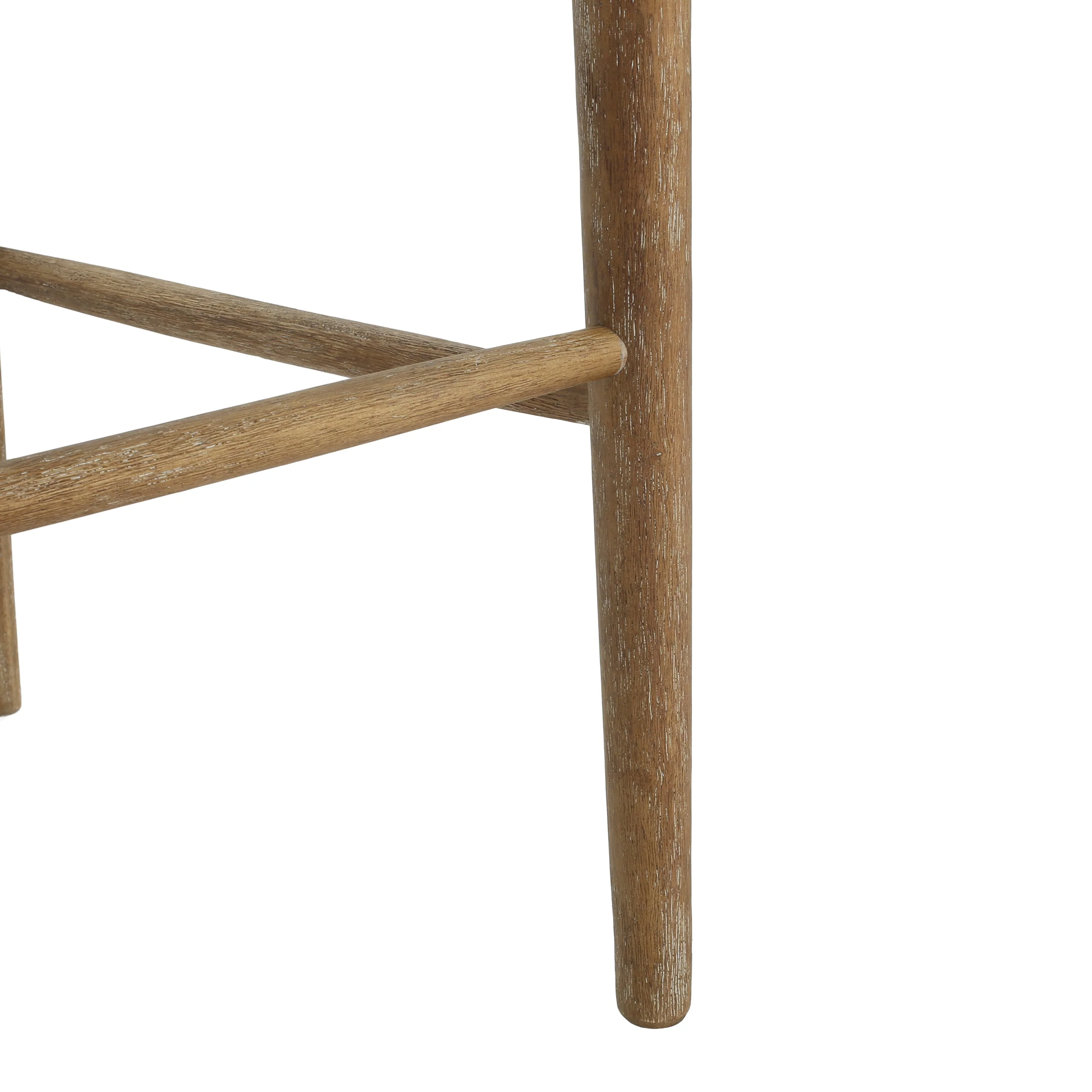 Cane-Back Upholstered Bar Stools Set of 2 - Image 6