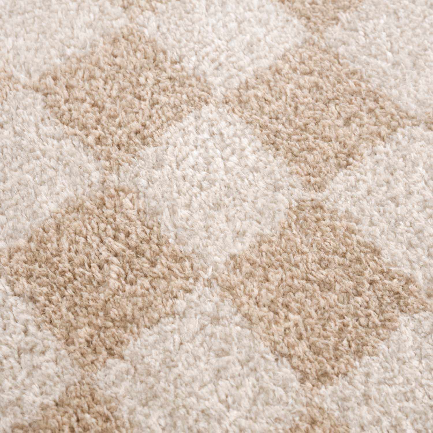 Canika Checkered Cream Washable Area Rug - Image 12