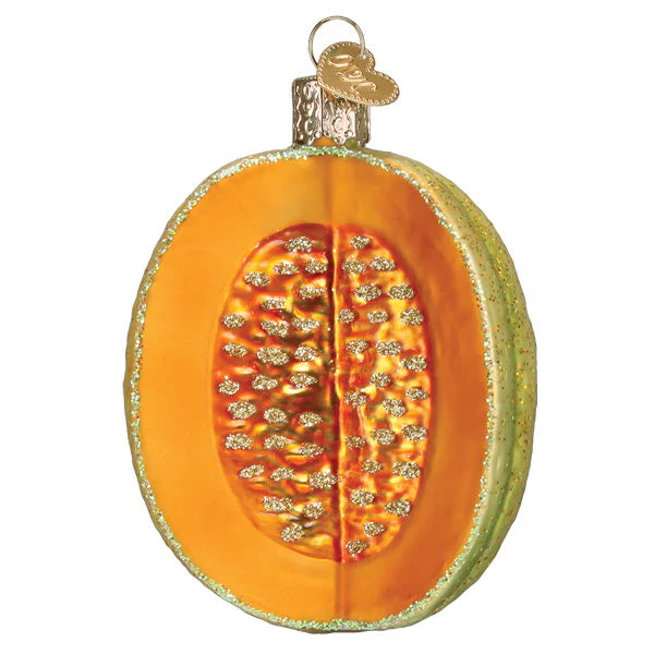 Cantaloupe Ornament by Old World Christmas - Image 3