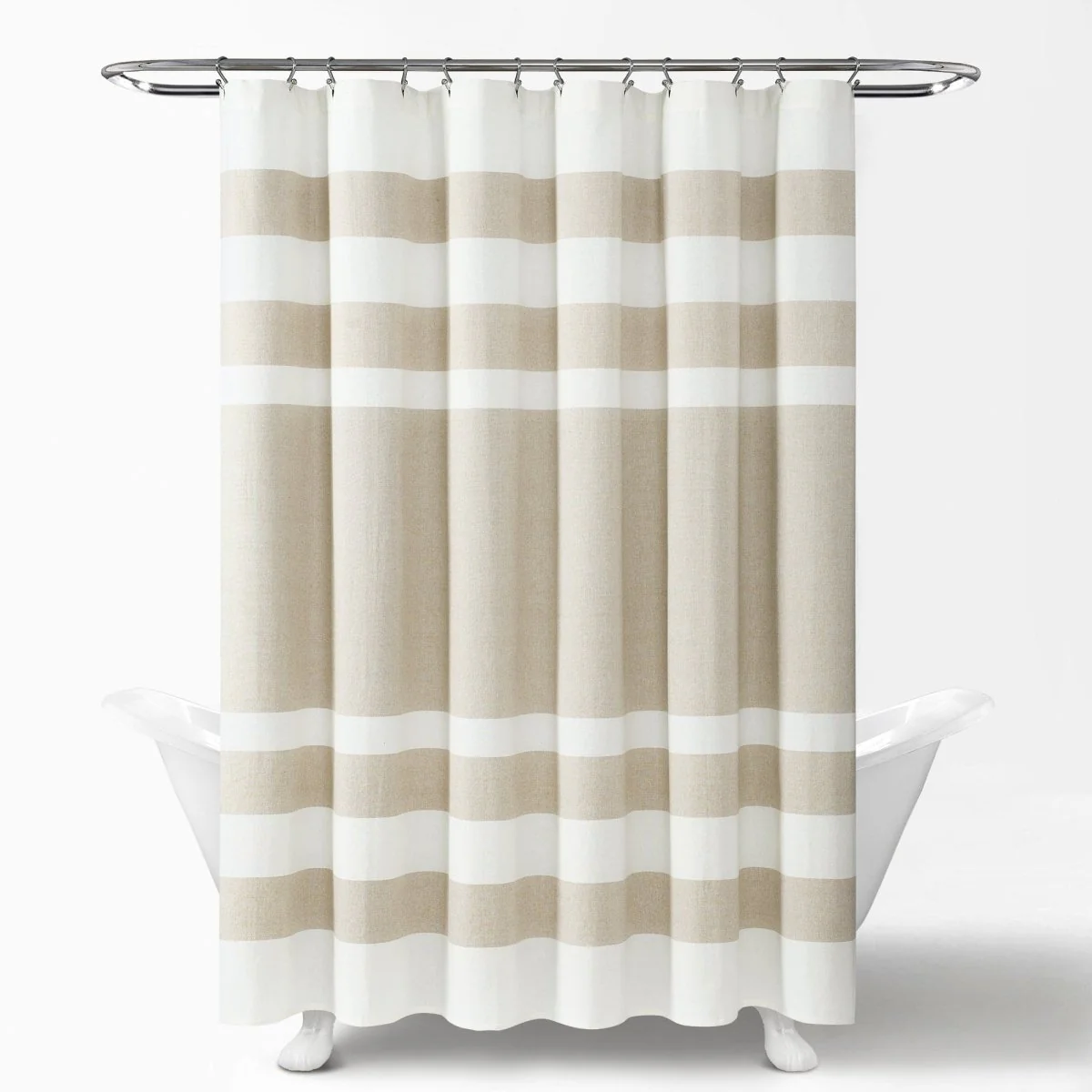 Cape Cod Stripe Yarn Dyed Cotton Shower Curtain - Image 10