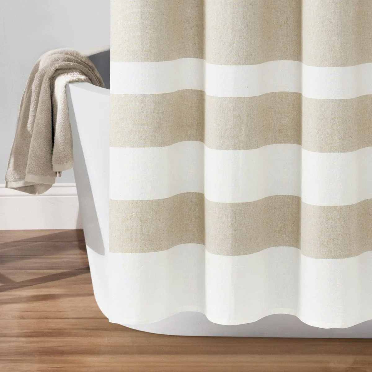 Cape Cod Stripe Yarn Dyed Cotton Shower Curtain - Image 12
