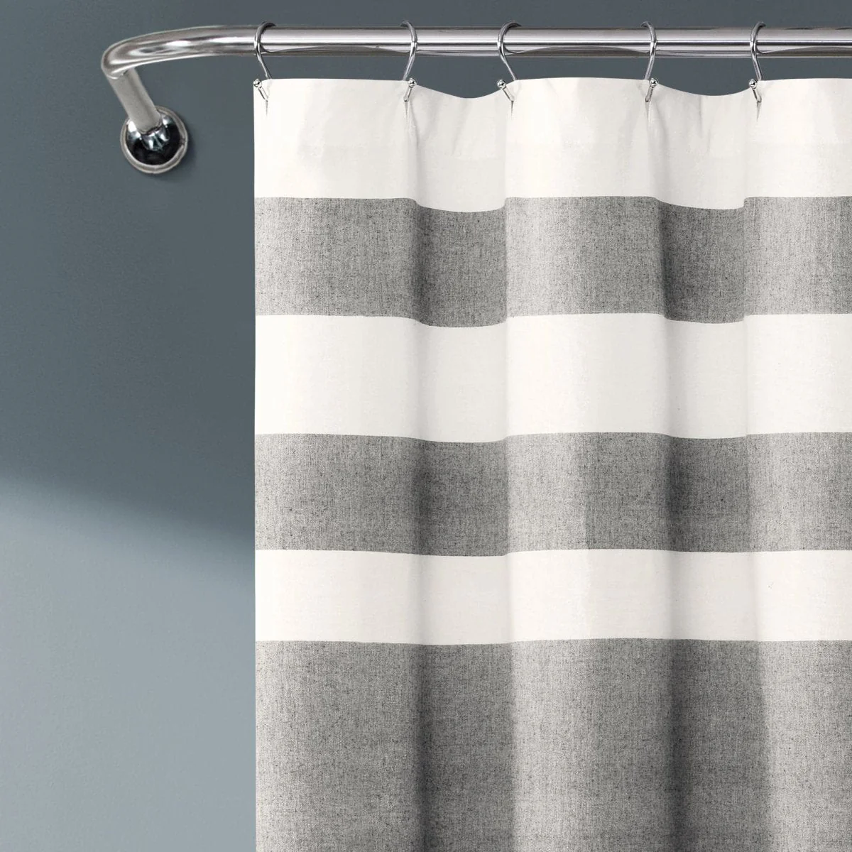 Cape Cod Stripe Yarn Dyed Cotton Shower Curtain - Image 3