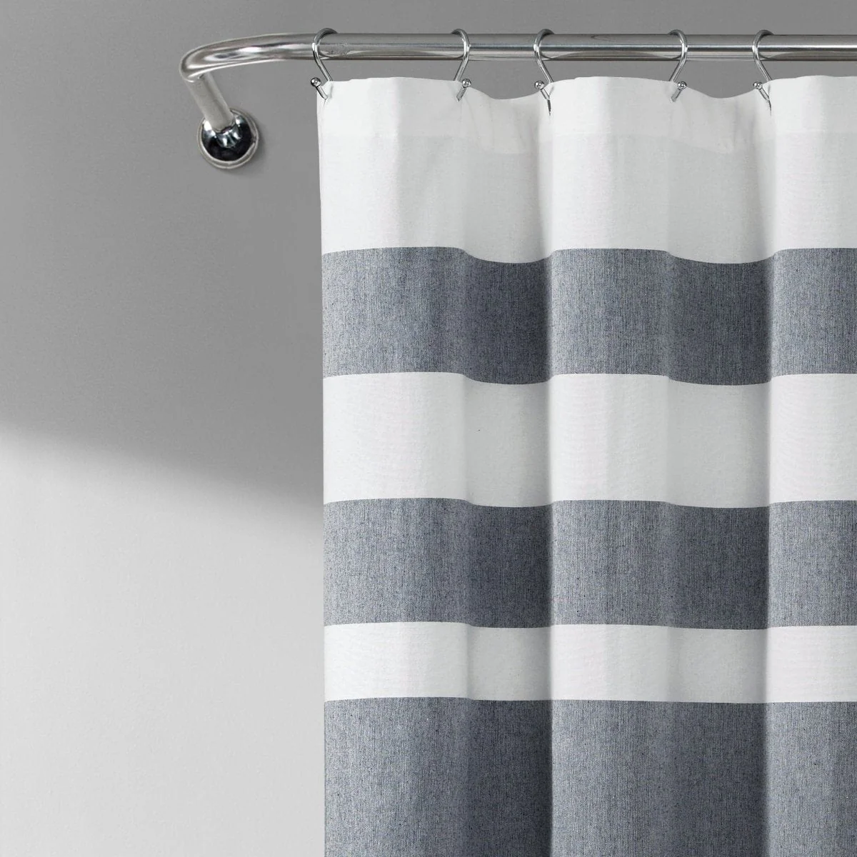 Cape Cod Stripe Yarn Dyed Cotton Shower Curtain - Image 6