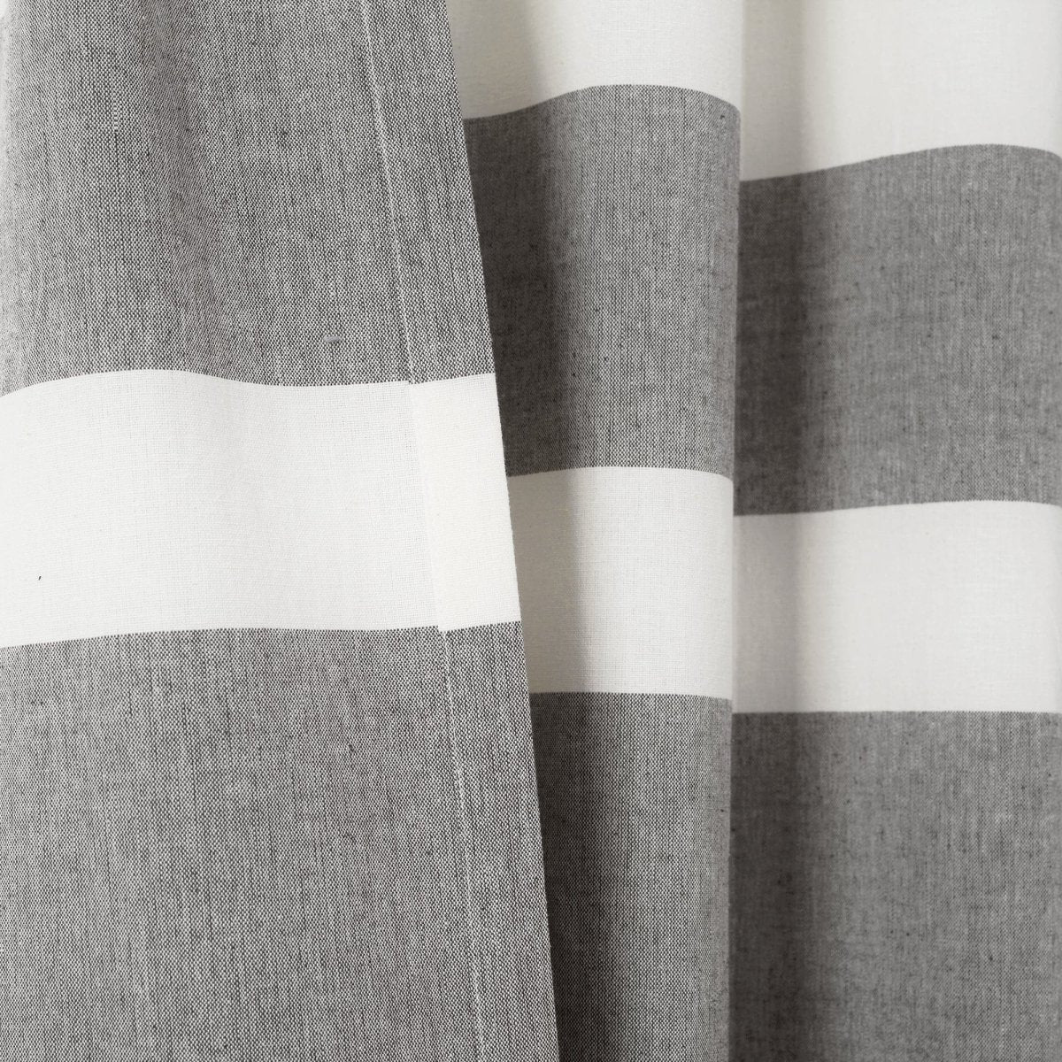 Cape Cod Stripe Yarn Dyed Cotton Window Curtain Panel Set - Image 5