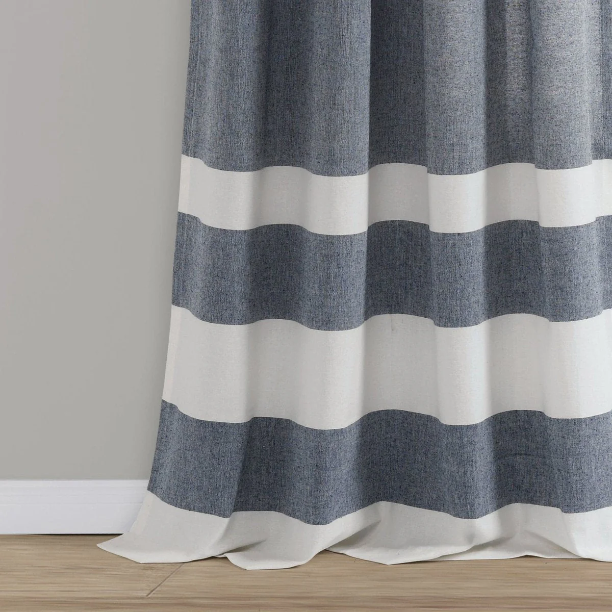 Cape Cod Stripe Yarn Dyed Cotton Window Curtain Panel Set - Image 8