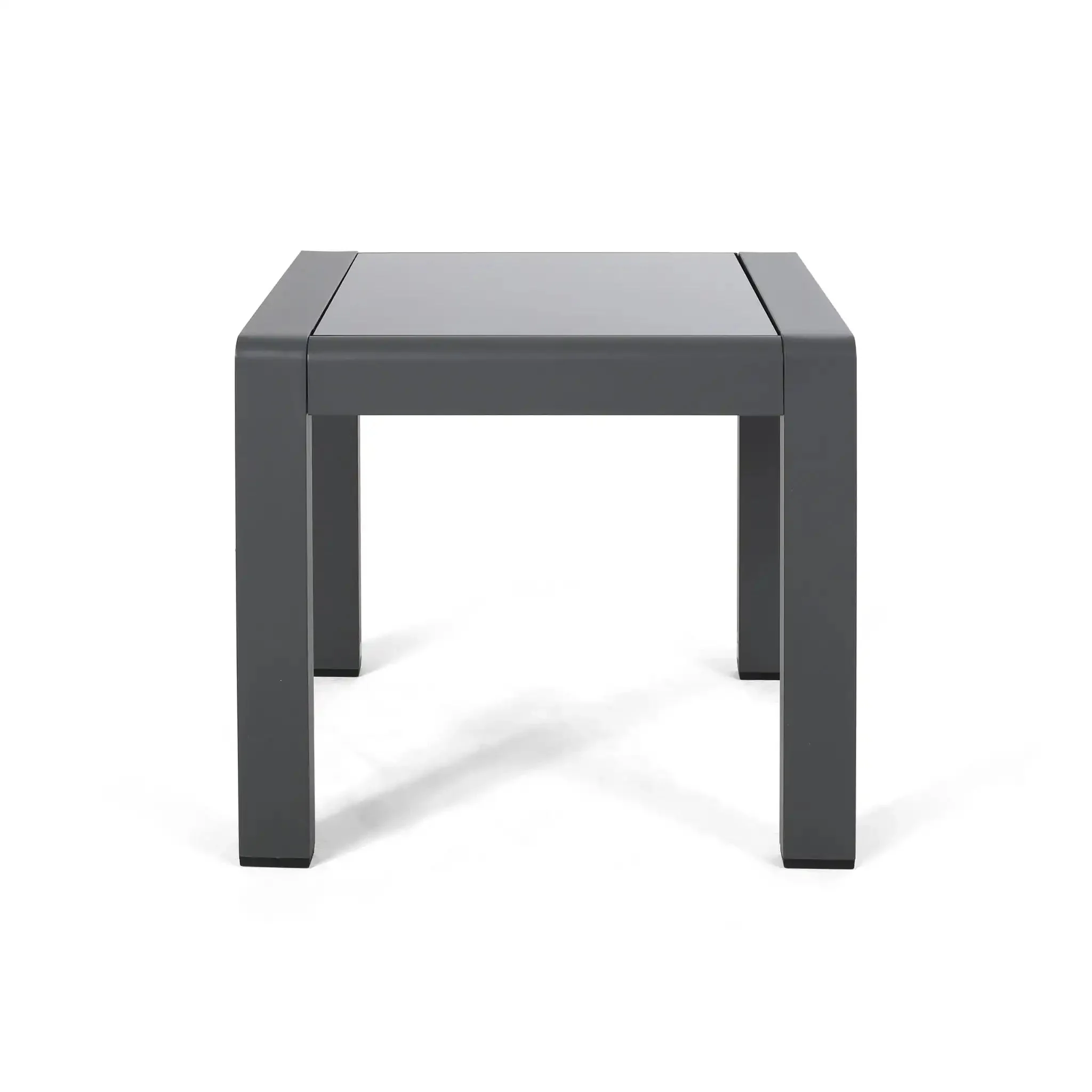 Cape Coral - Contemporary Side Table With Frosted Glass Top - Image 4