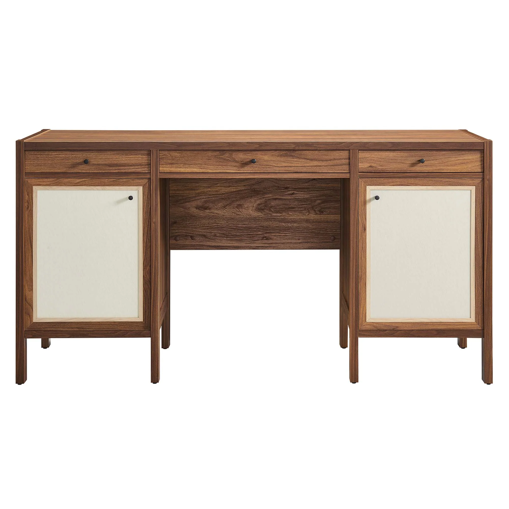 Capri 58" Wood Grain Office Desk by Modway - Image 5