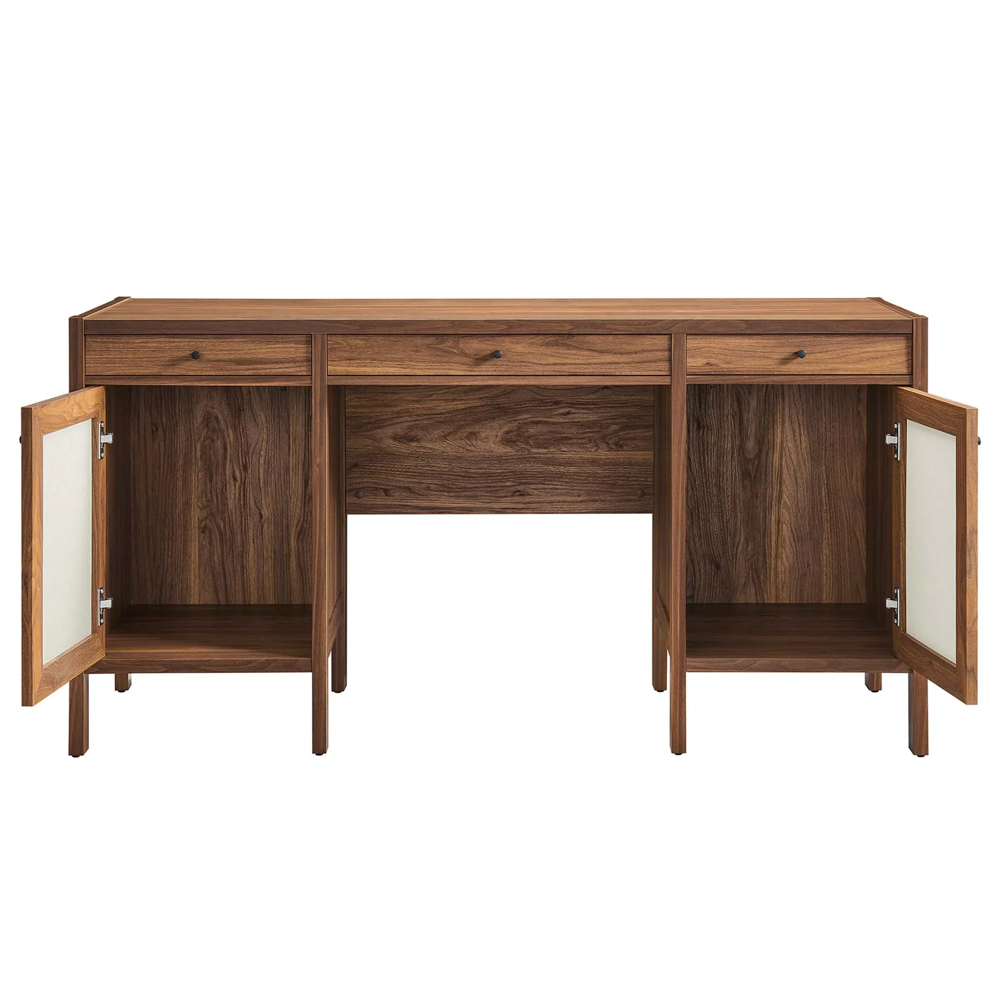 Capri 58" Wood Grain Office Desk by Modway - Image 6