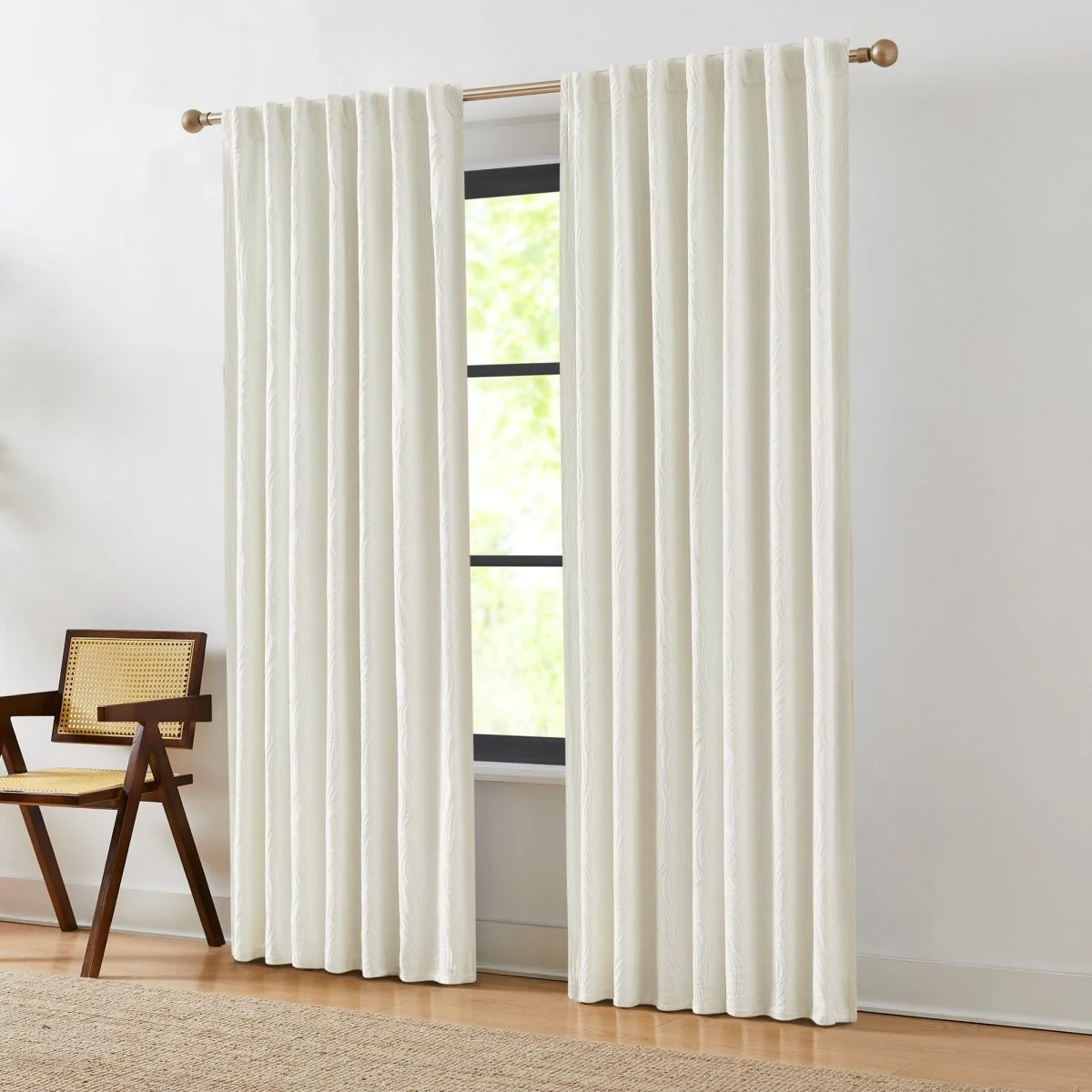 Capstone Whisper Blackout Window Curtain Panels Pair - Image 3