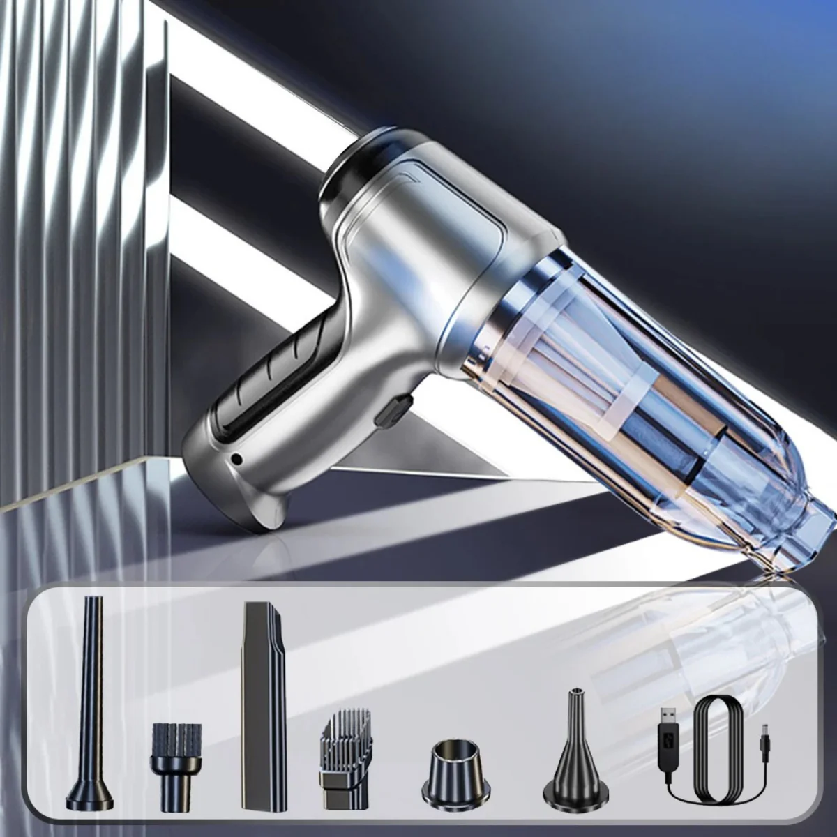 Car Handheld Vacuum Cleaner – 95000PA High Power Wireless Cordless Cleaner - Image 10