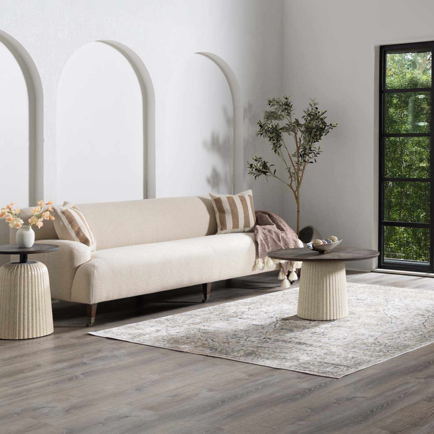 Cara Flat Pile Washable Rug - Image 2