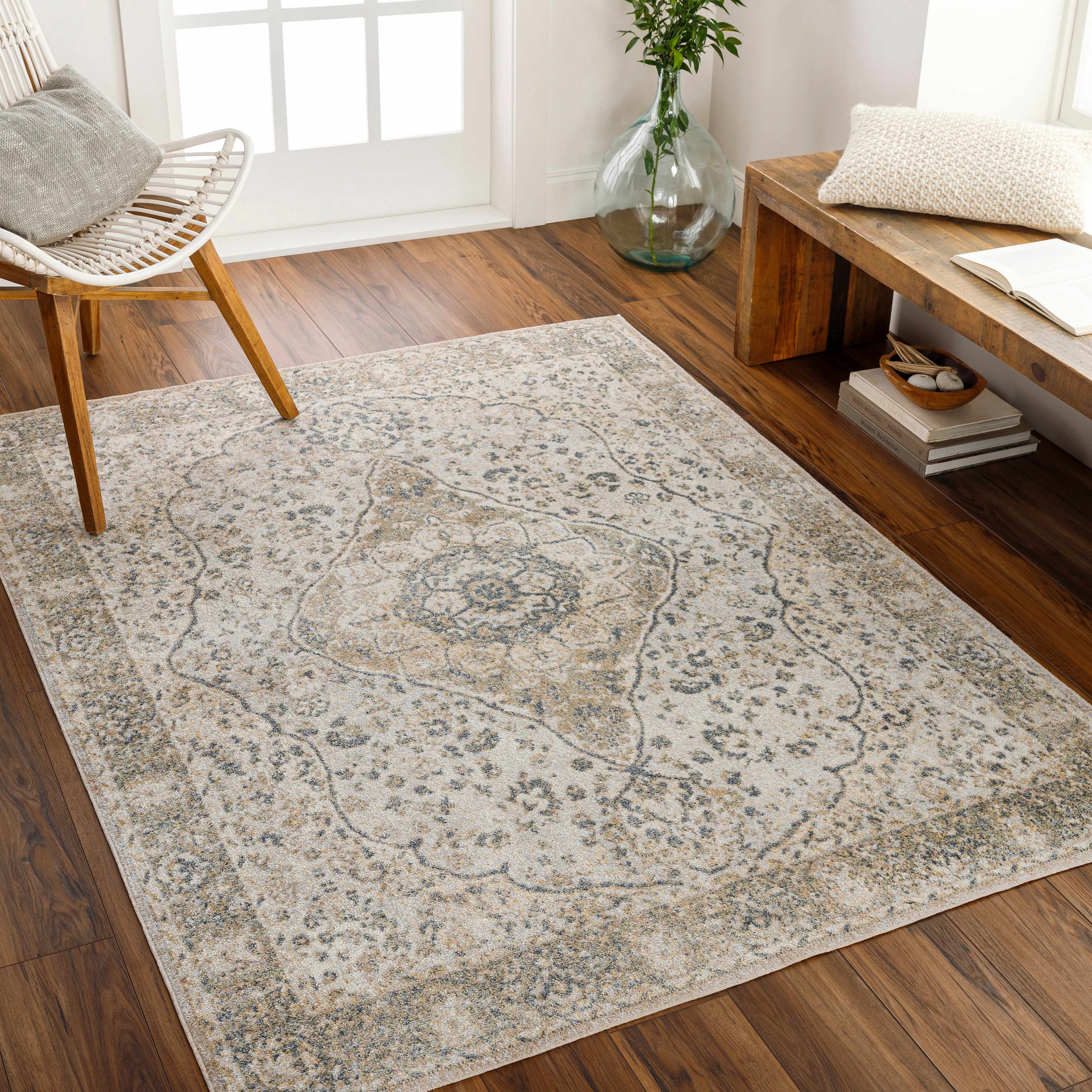 Cara Flat Pile Washable Rug - Image 6