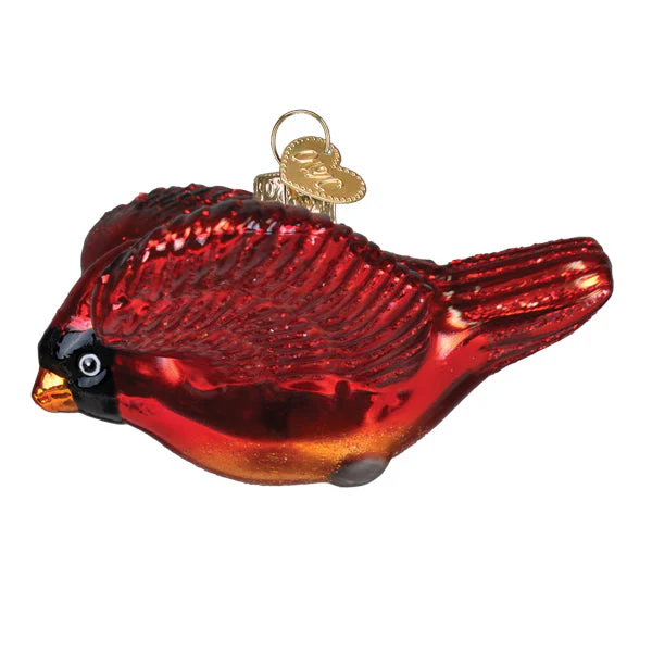 Cardinal In Flight Ornament - Image 4