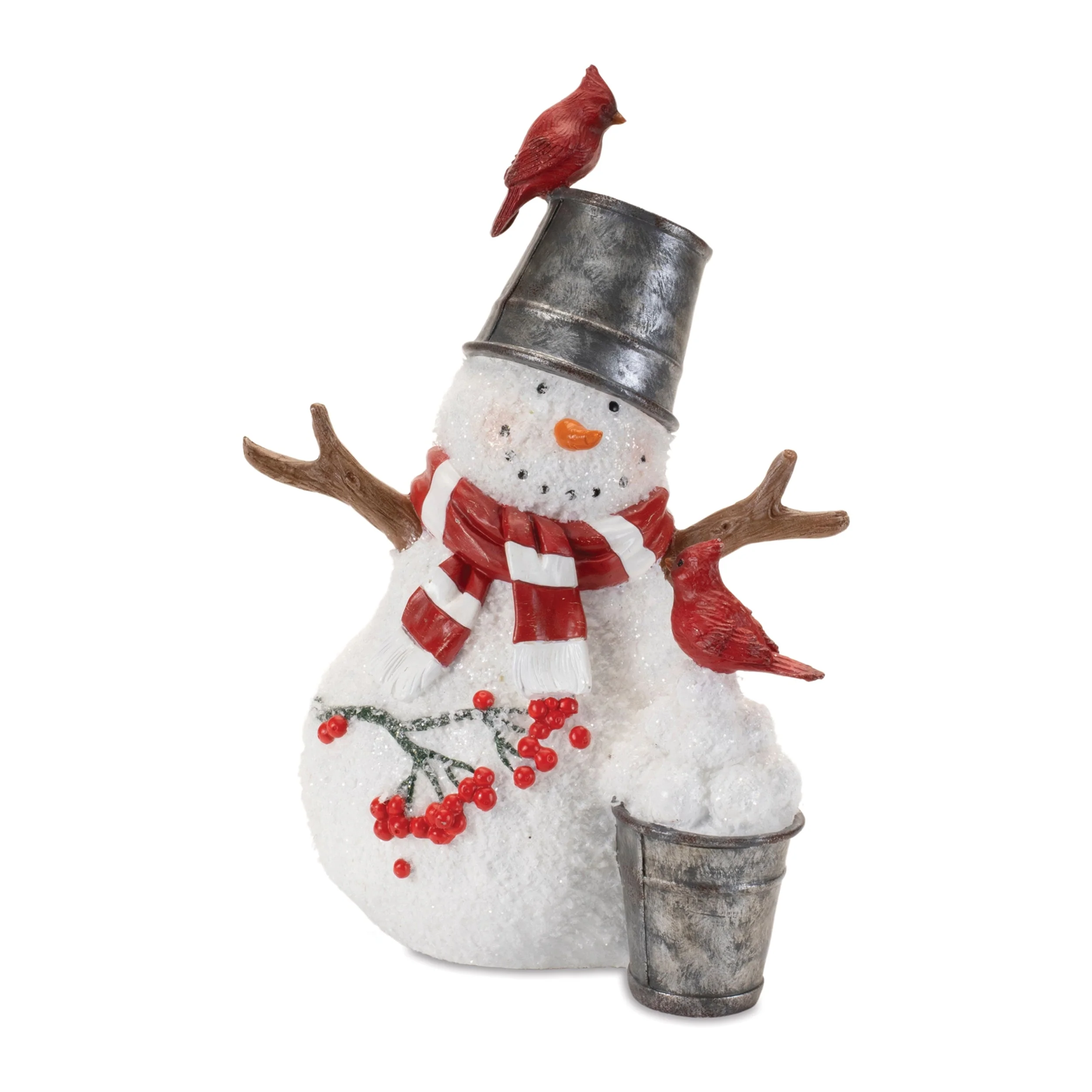 Cardinal Snowman Figurnie (Set of 2) - Image 3