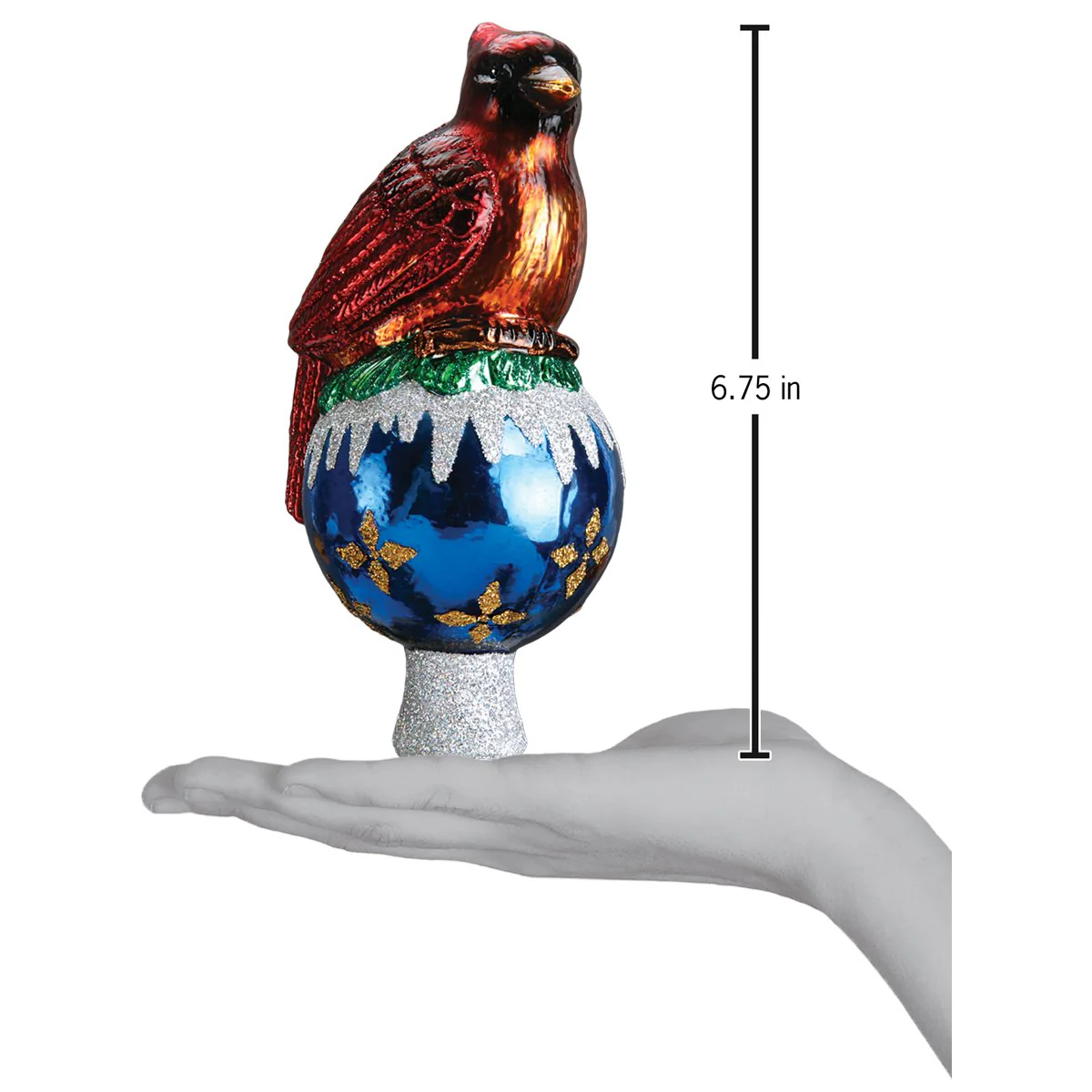 Cardinal Tree Top Ornament - Image 6