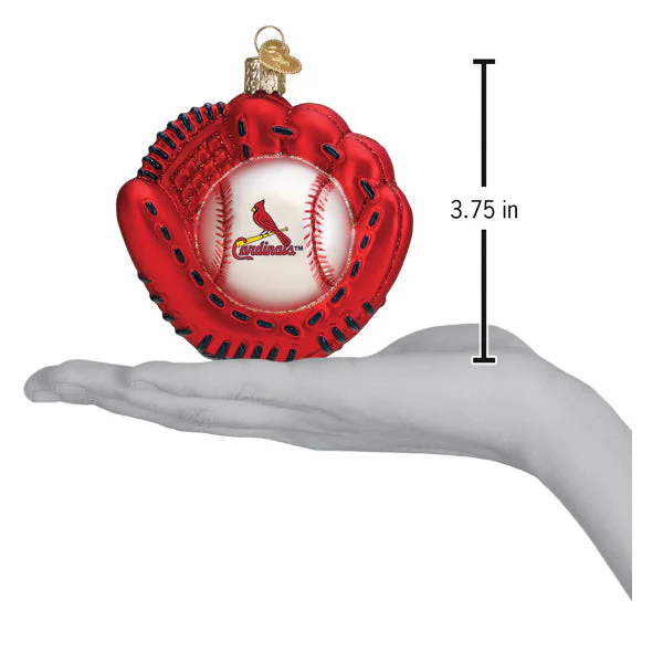 Cardinals Baseball Mitt Ornament - Image 5