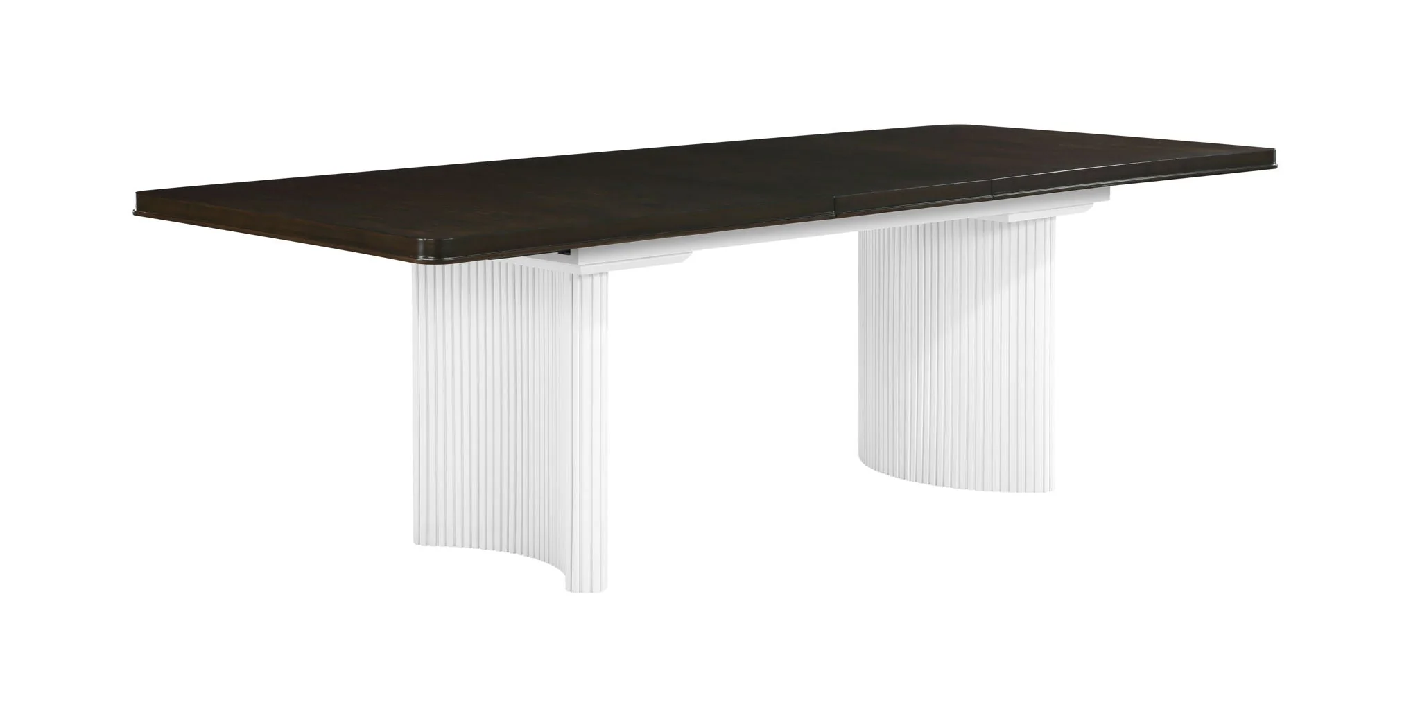 Carene - Dining Table (With Leaf) - Brown / White - Image 2