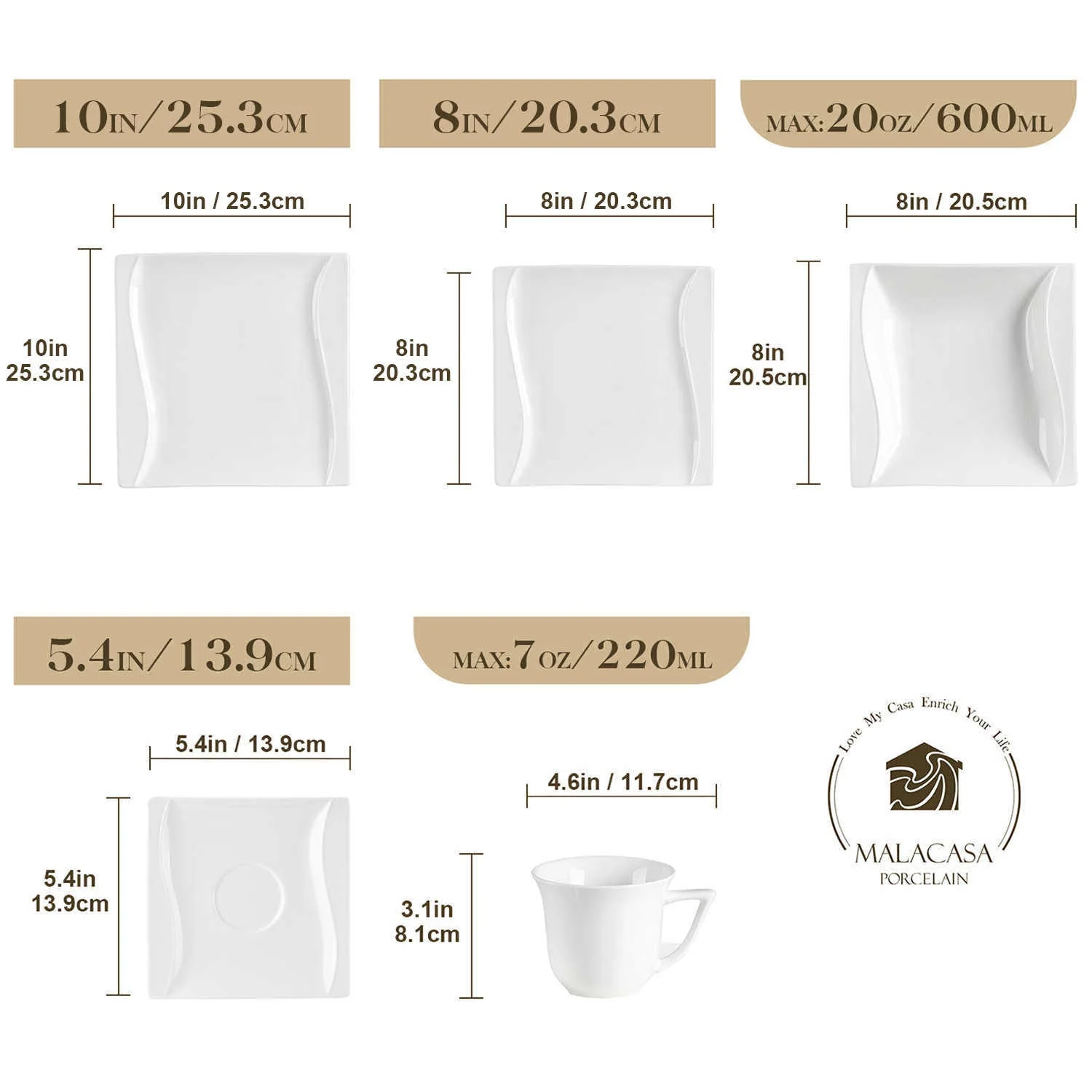Carina 30 Piece Dinnerware Set - Image 6
