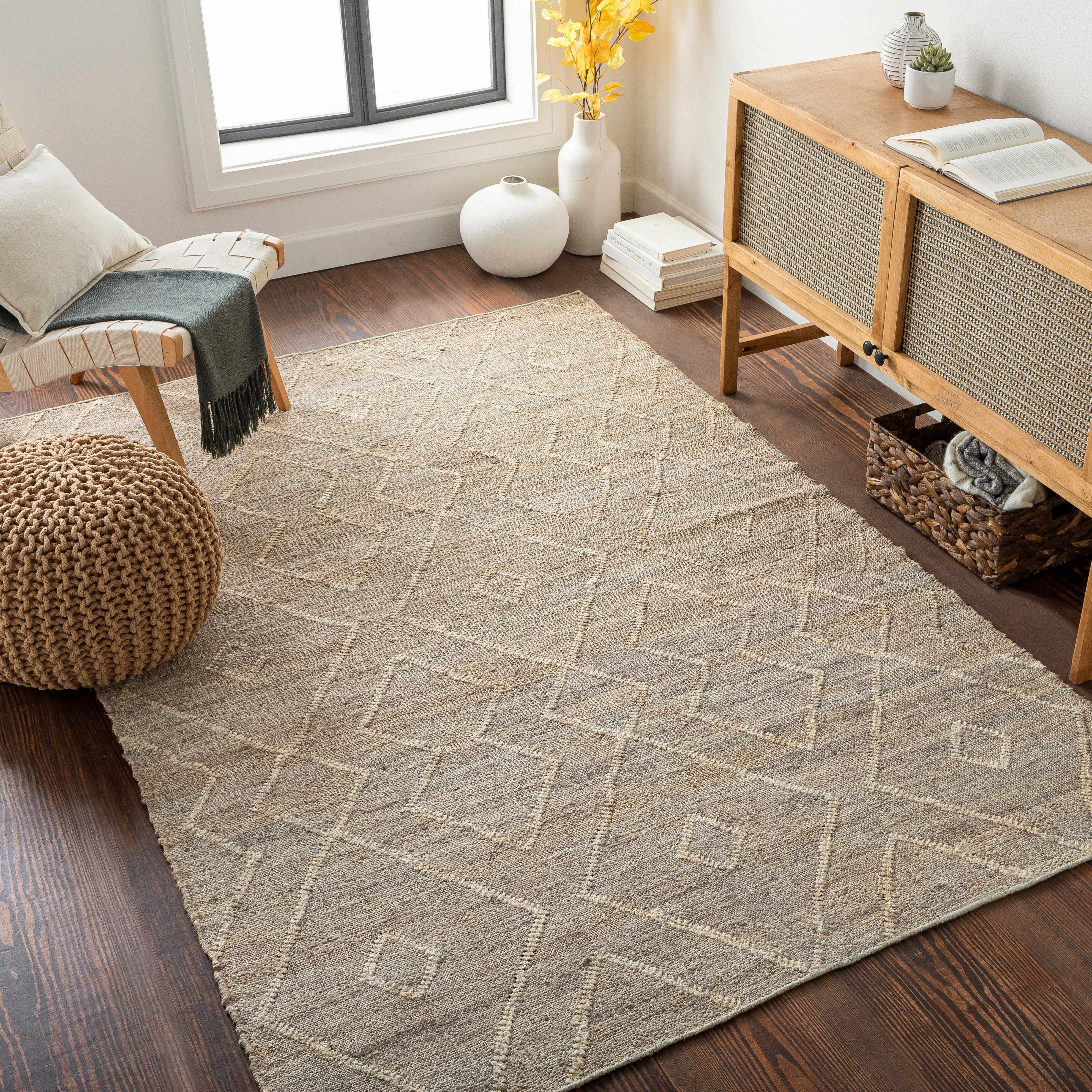 Carine Jute Area Rug - Clearance - Image 3