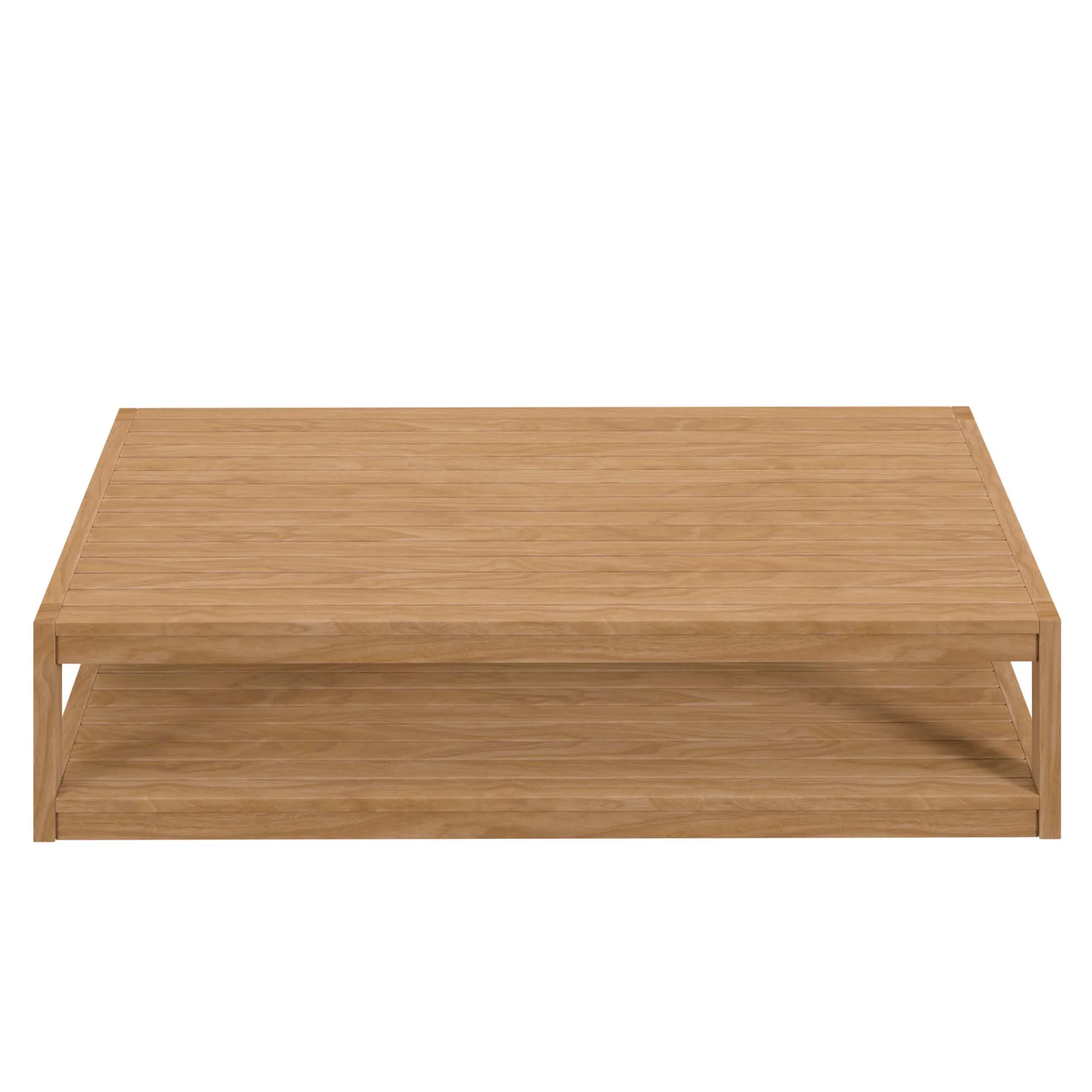 Carlsbad Teak Wood Outdoor Patio Coffee Table by Modway - Image 4