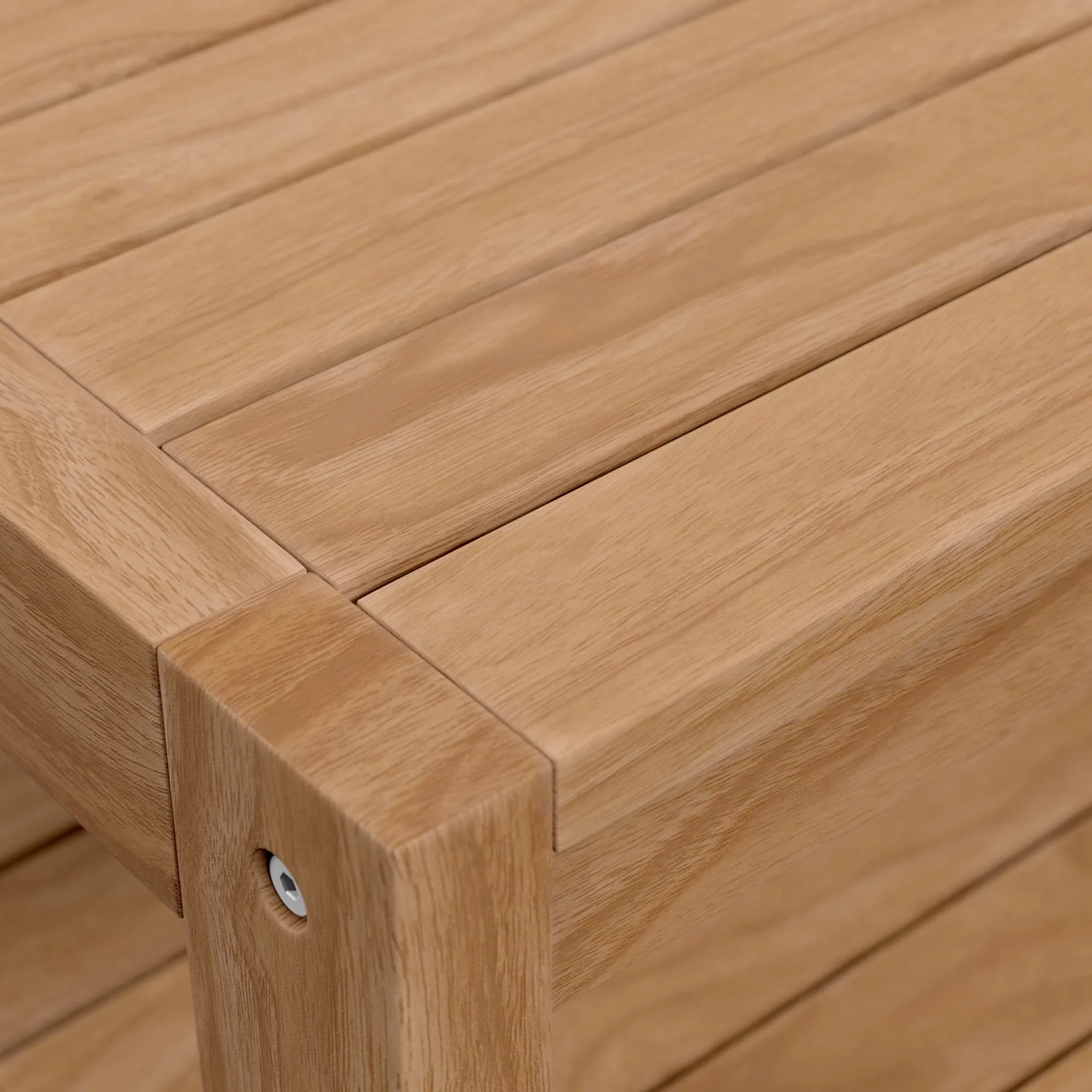 Carlsbad Teak Wood Outdoor Patio Coffee Table by Modway - Image 5