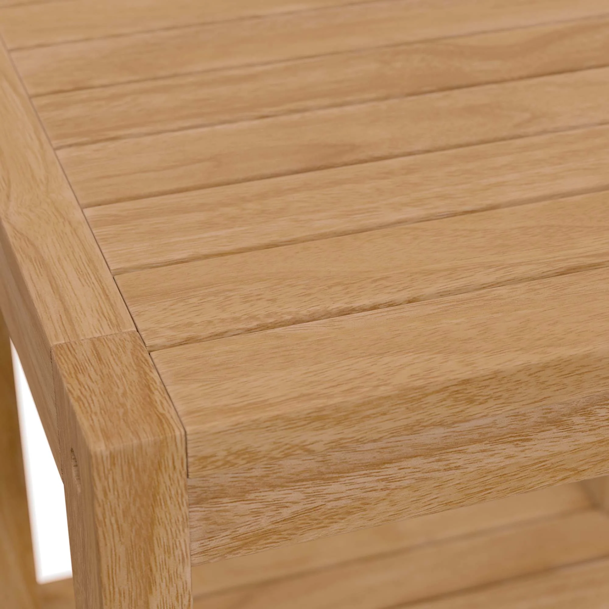 Carlsbad Teak Wood Outdoor Patio Side Table by Modway - Image 6