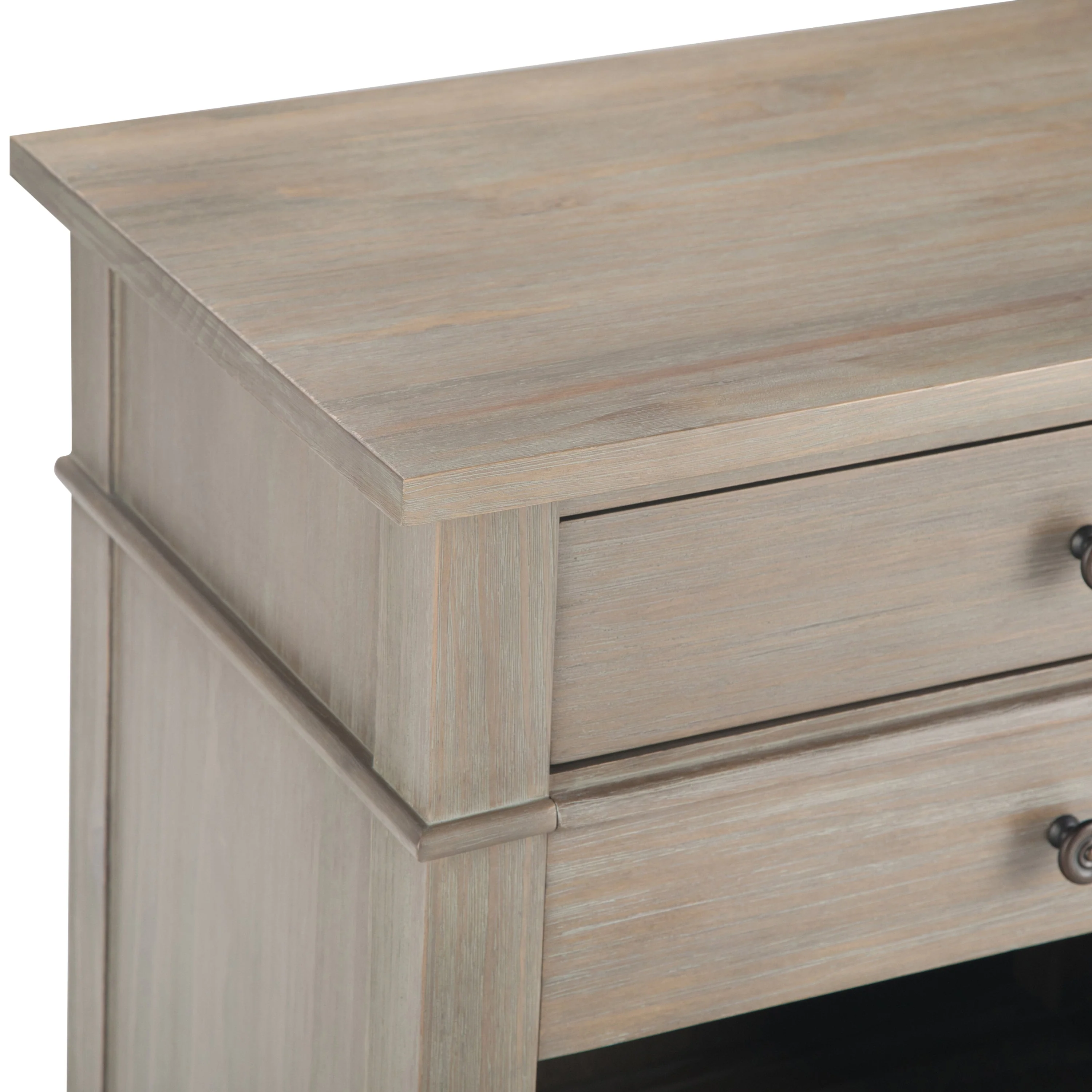 Carlton Bedside Table - Distressed Grey - Image 4