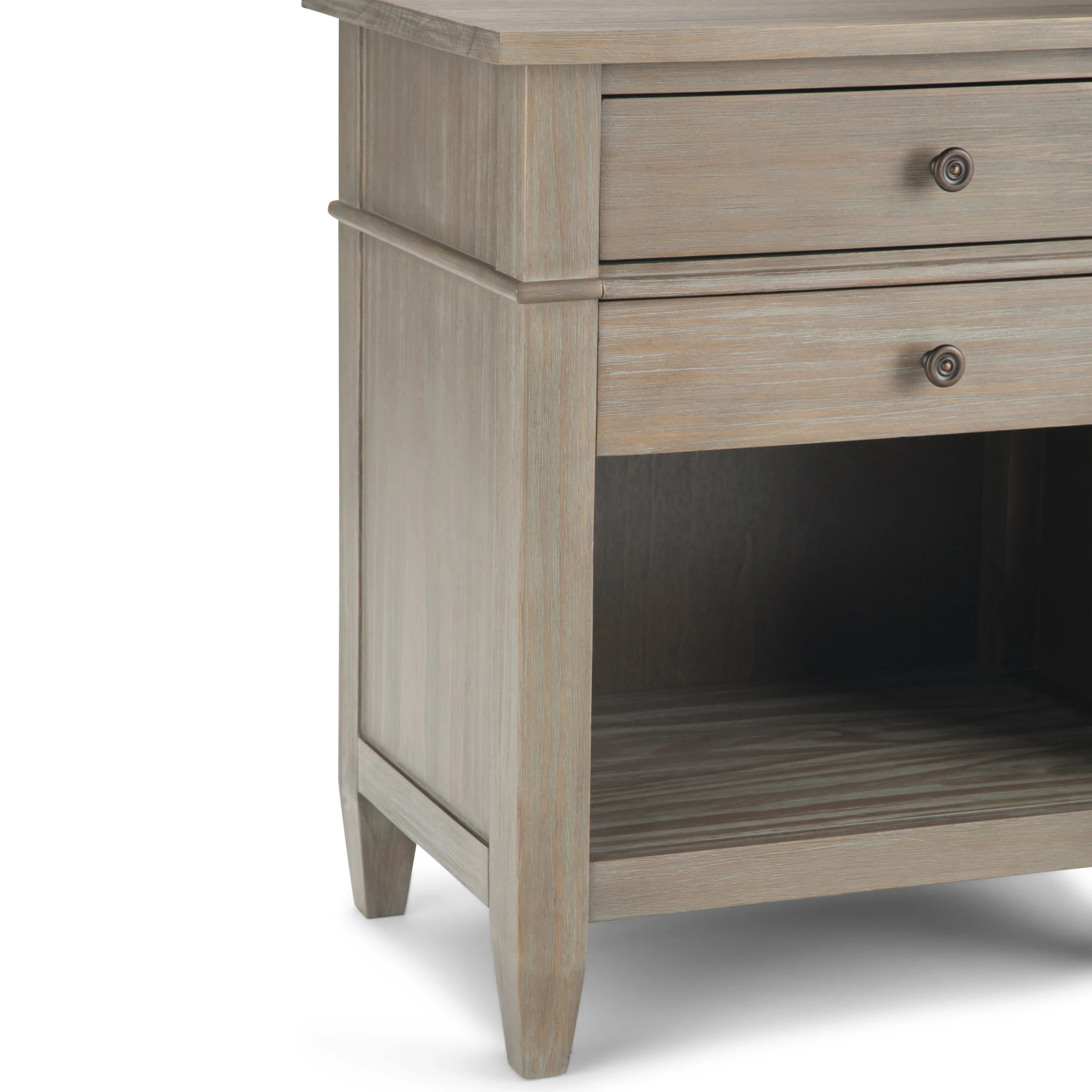 Carlton Bedside Table - Distressed Grey - Image 5