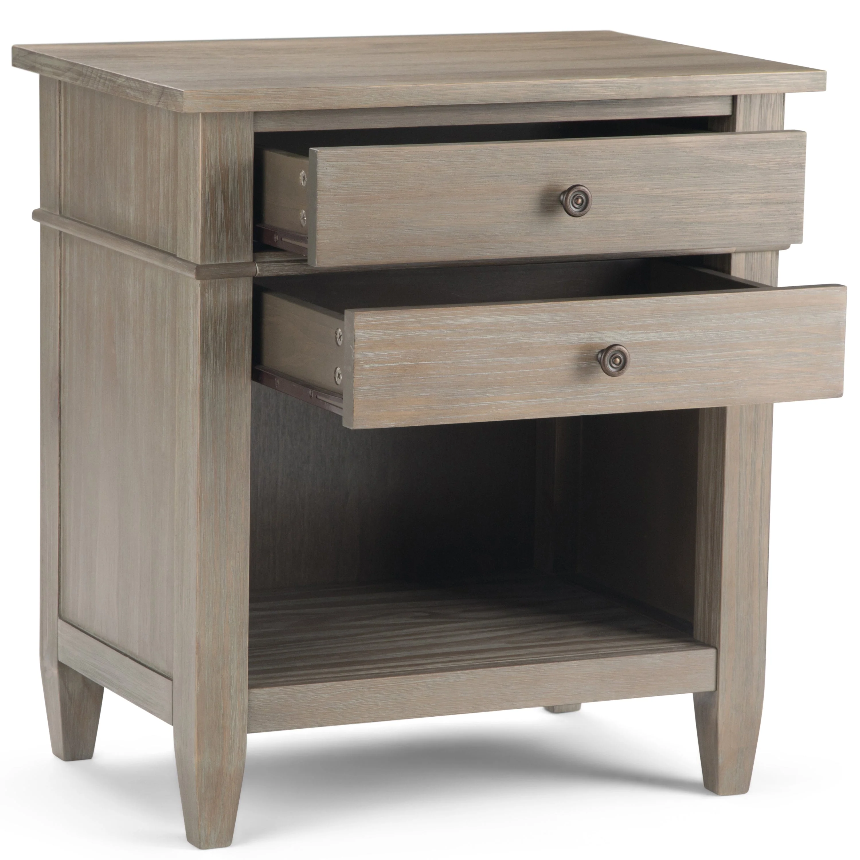 Carlton Bedside Table - Distressed Grey - Image 7