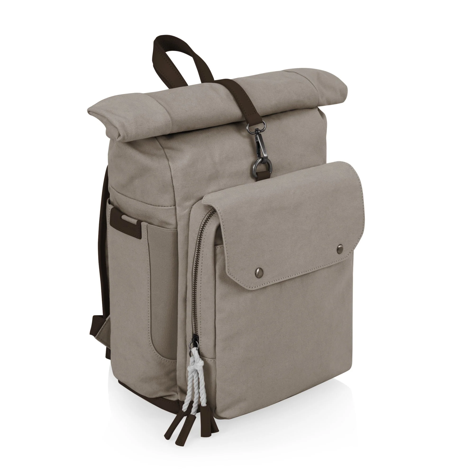 Carmel Roll Top Picnic Backpack Cooler - Image 14