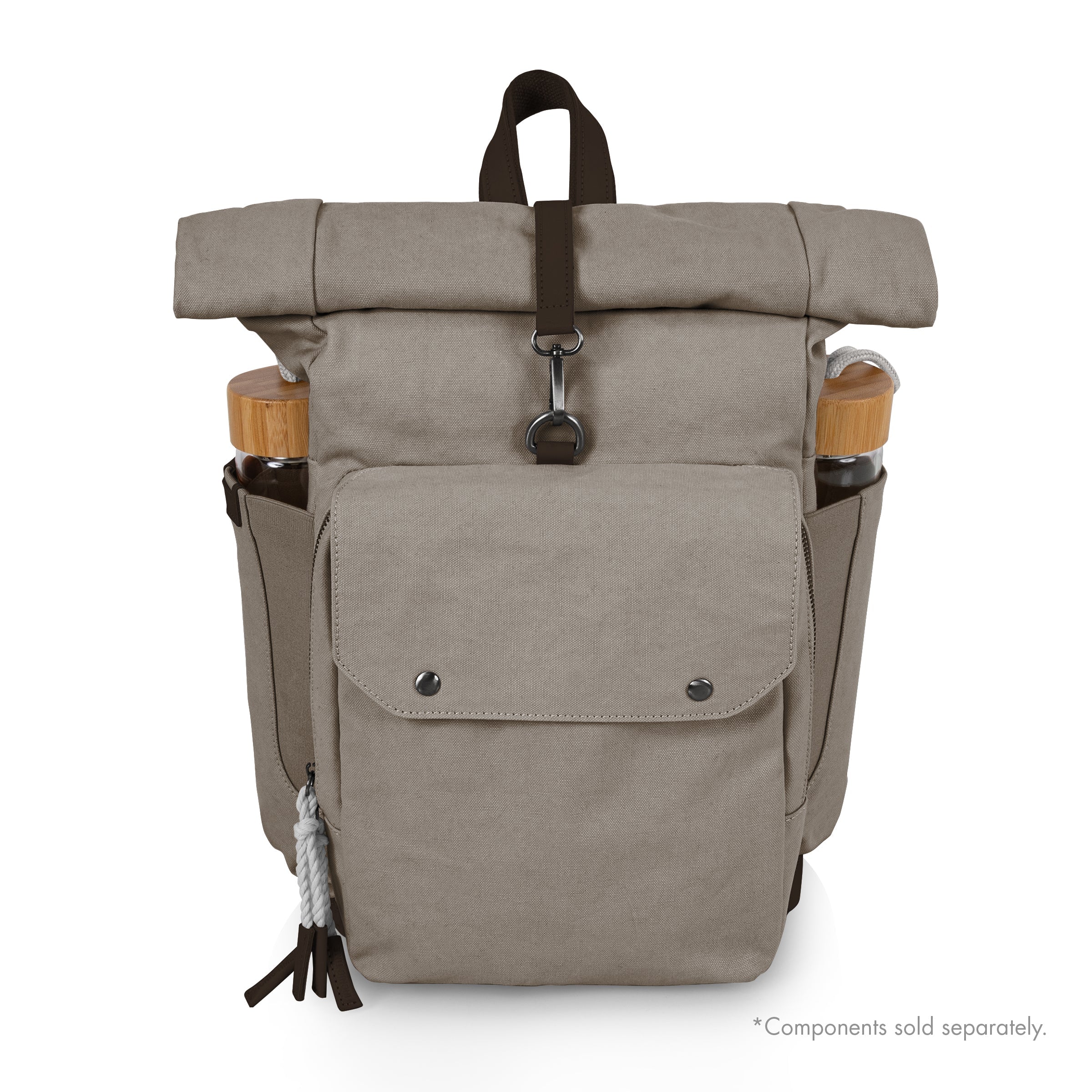 Carmel Roll Top Picnic Backpack Cooler - Image 23