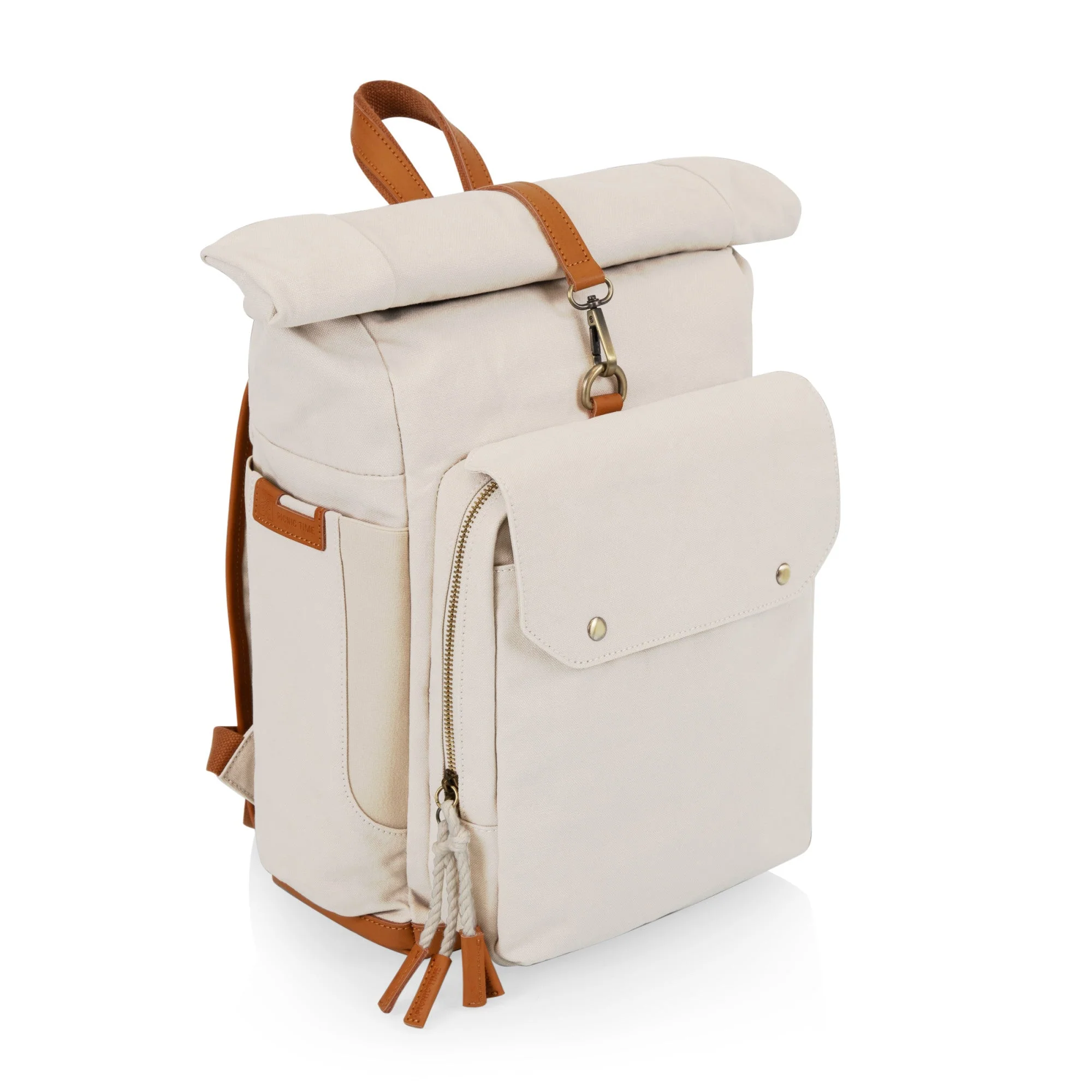 Carmel Roll Top Picnic Backpack Cooler - Image 3