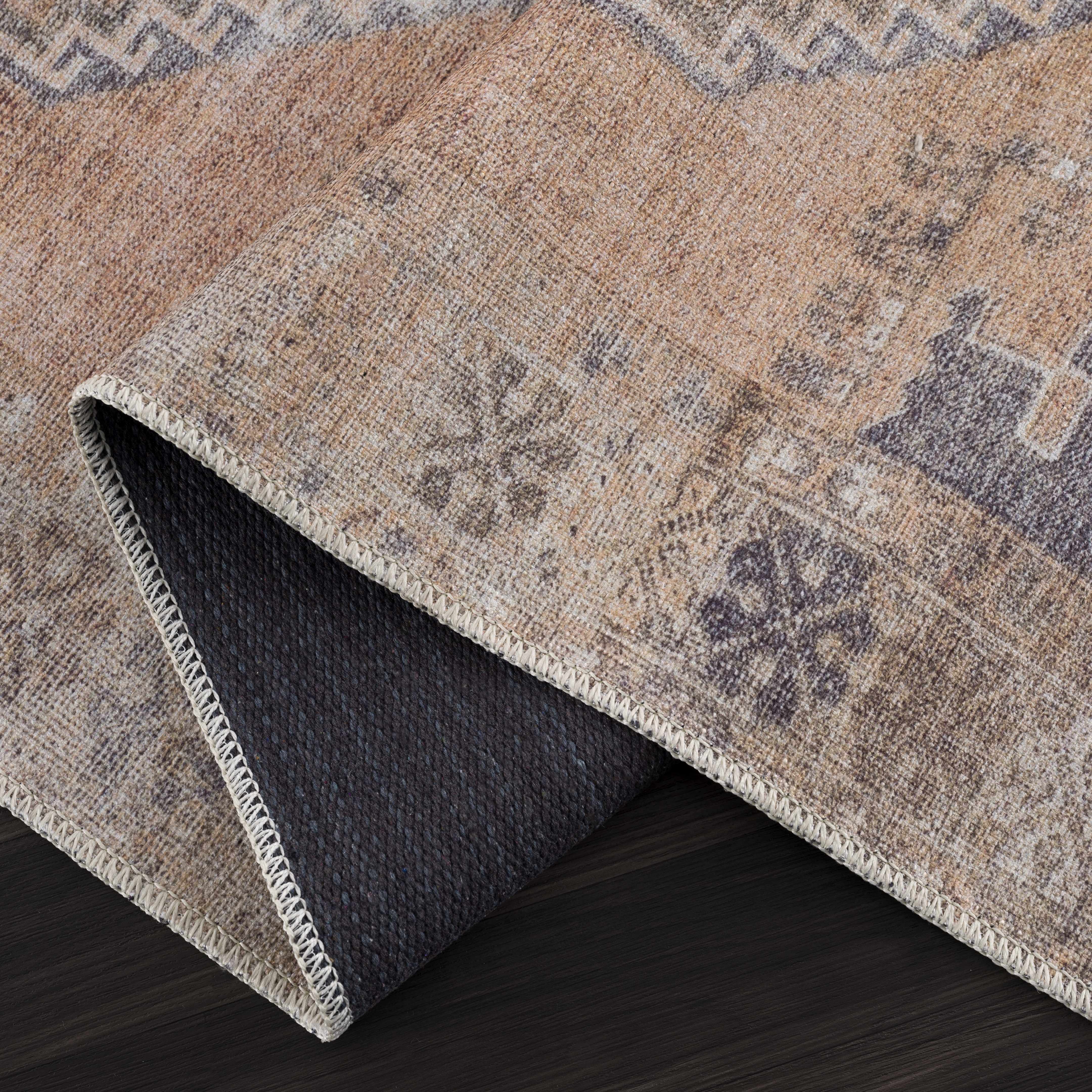 Carrabelle Peach Washable Area Rug - Clearance - Image 10