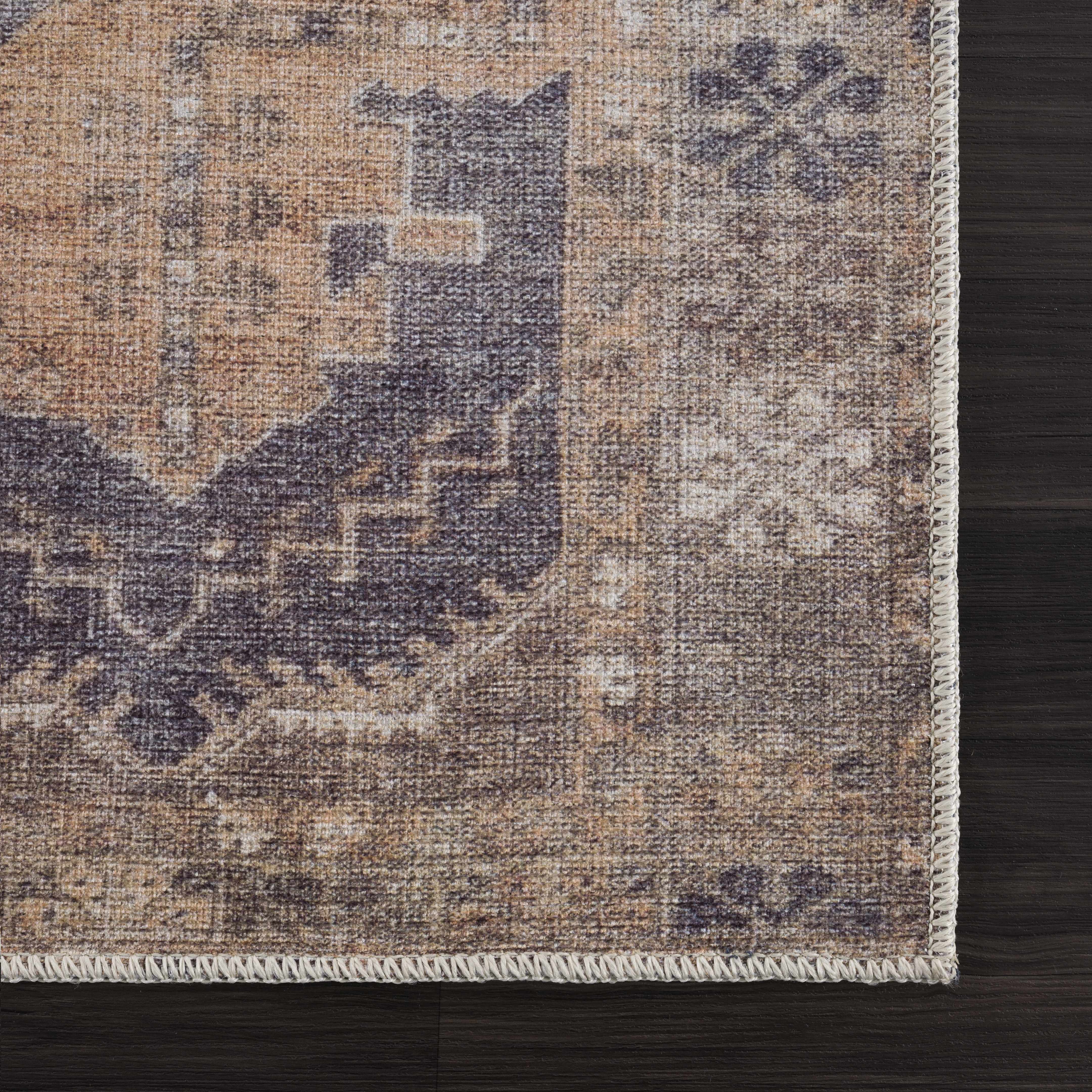 Carrabelle Peach Washable Area Rug - Clearance - Image 13