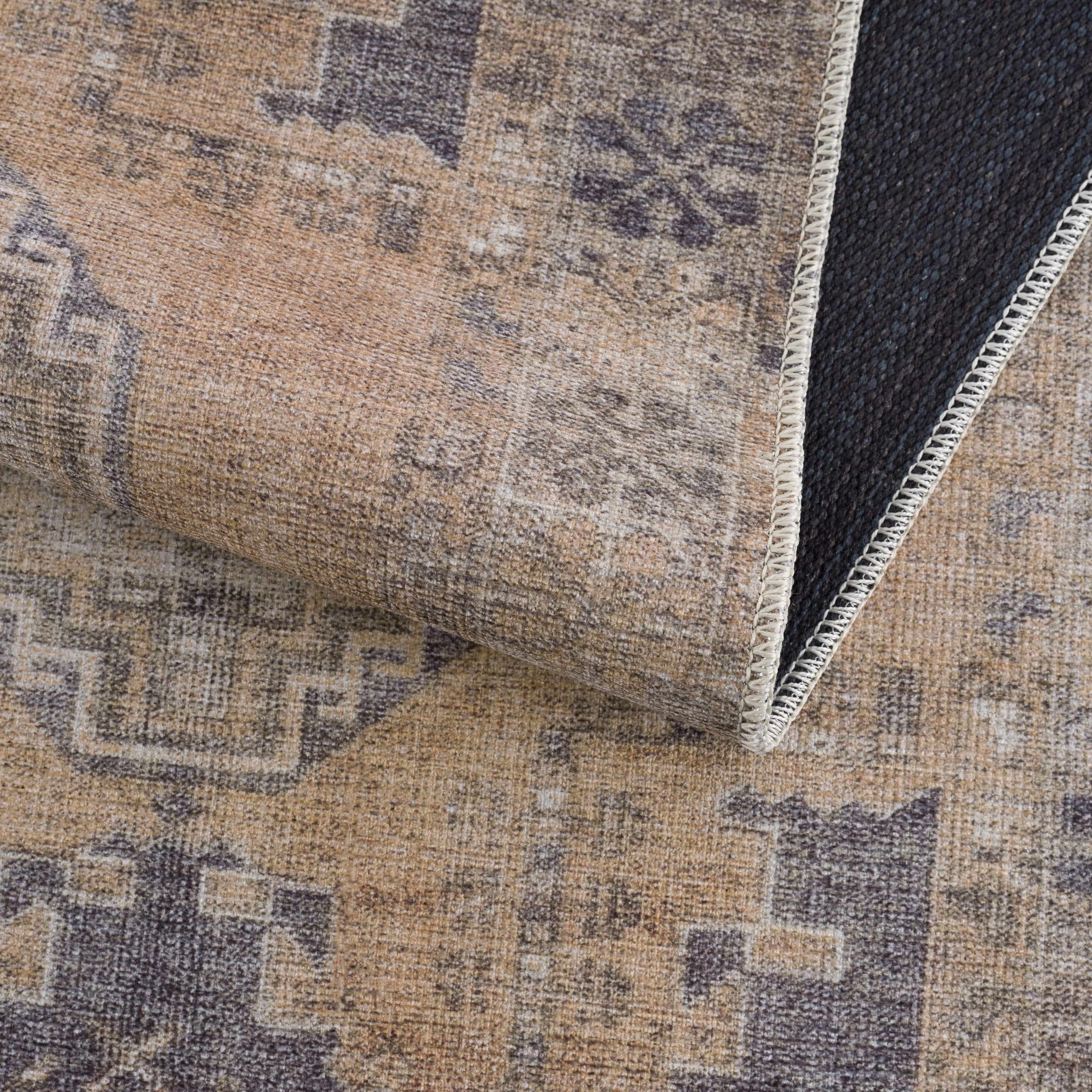 Carrabelle Peach Washable Area Rug - Clearance - Image 8