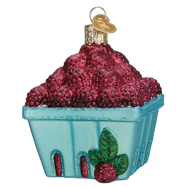 Carton Of Raspberries Christmas Ornament - Image 3