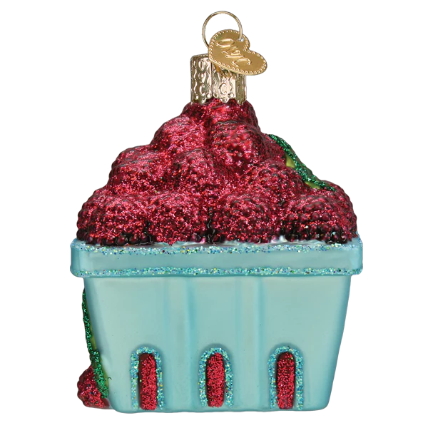 Carton Of Raspberries Christmas Ornament - Image 4
