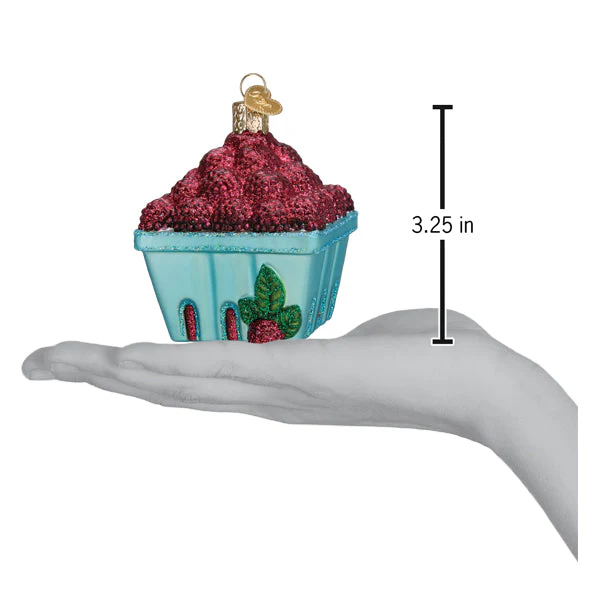 Carton Of Raspberries Christmas Ornament - Image 6