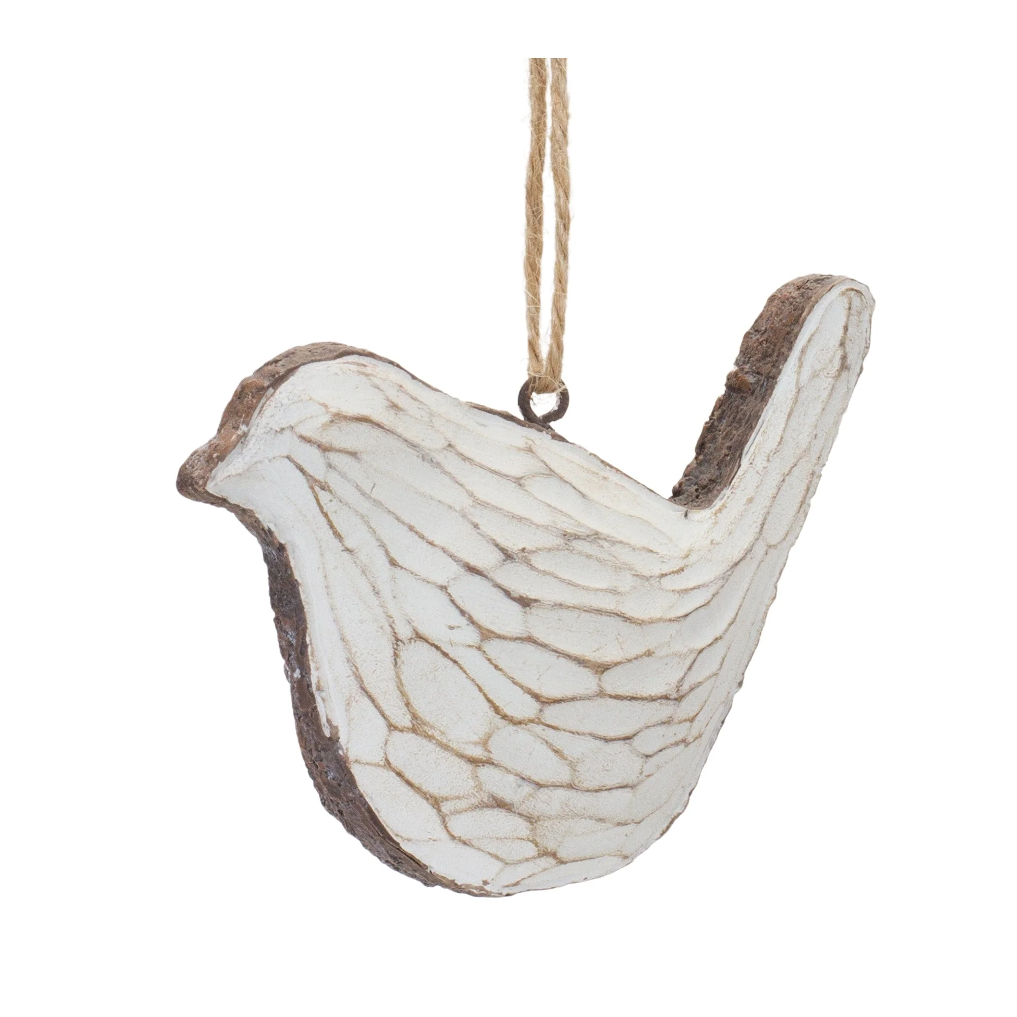 Carved Bird Ornament (Set of 12) - Image 4