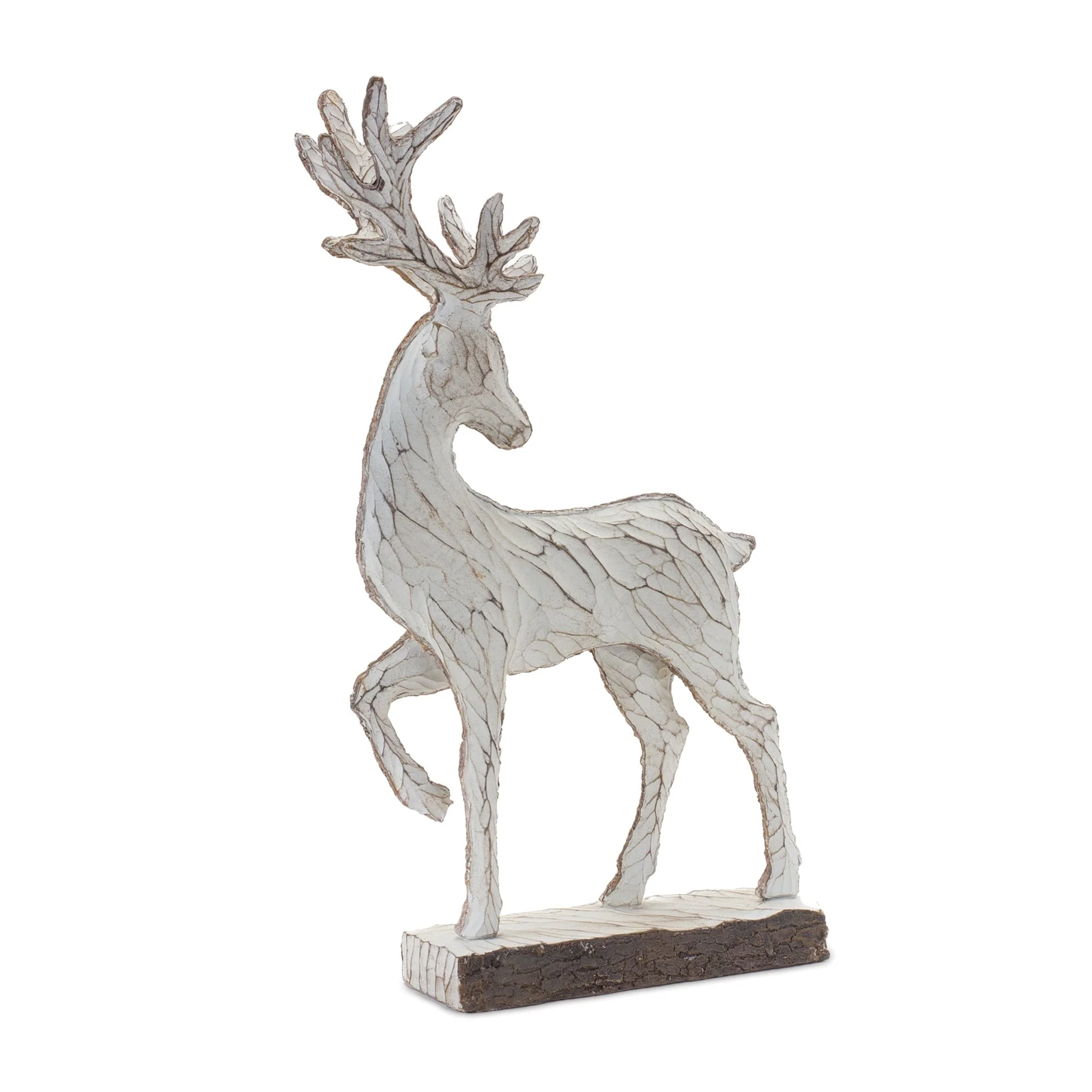 Carved Deer Decor (Set of 2) - Image 2