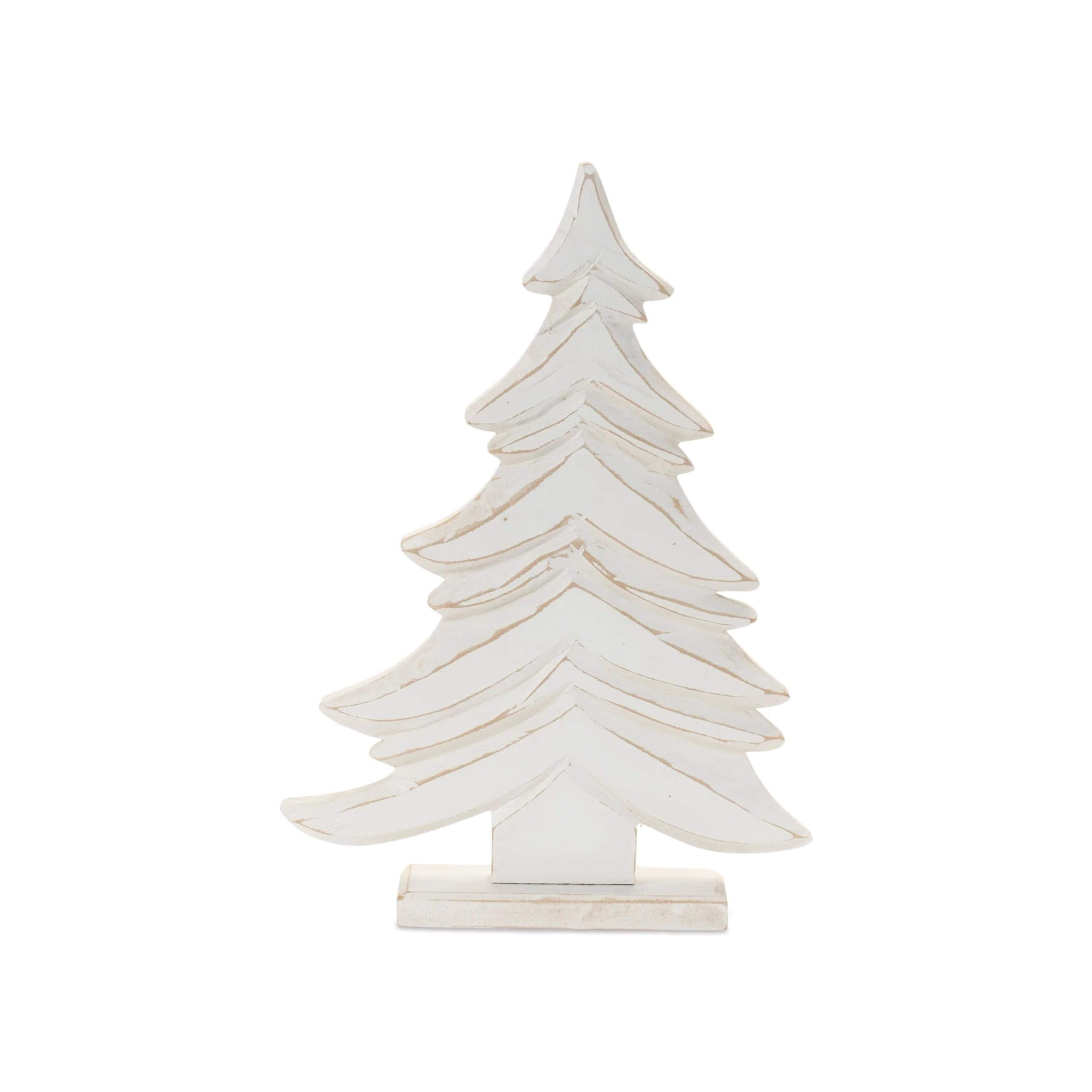 Carved Wood Pine Tree (Set of 2) - Image 3