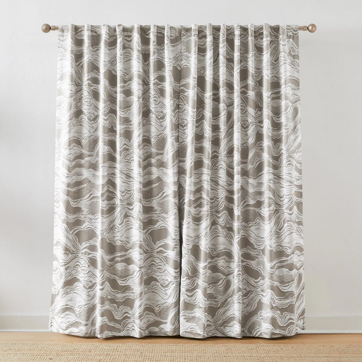 Cascade Wave Blackout Window Curtain Panels - Image 10