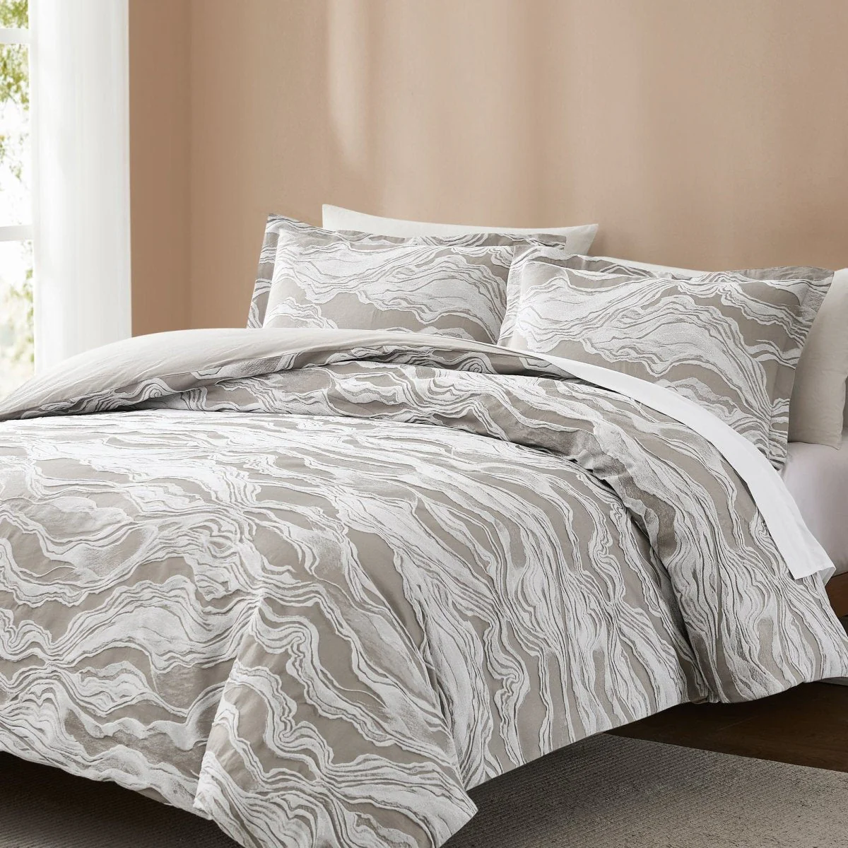 Cascade Wave Duvet Cover Set - Image 10