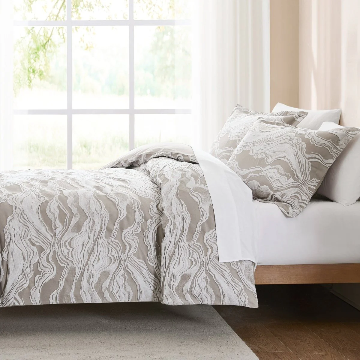 Cascade Wave Duvet Cover Set - Image 11