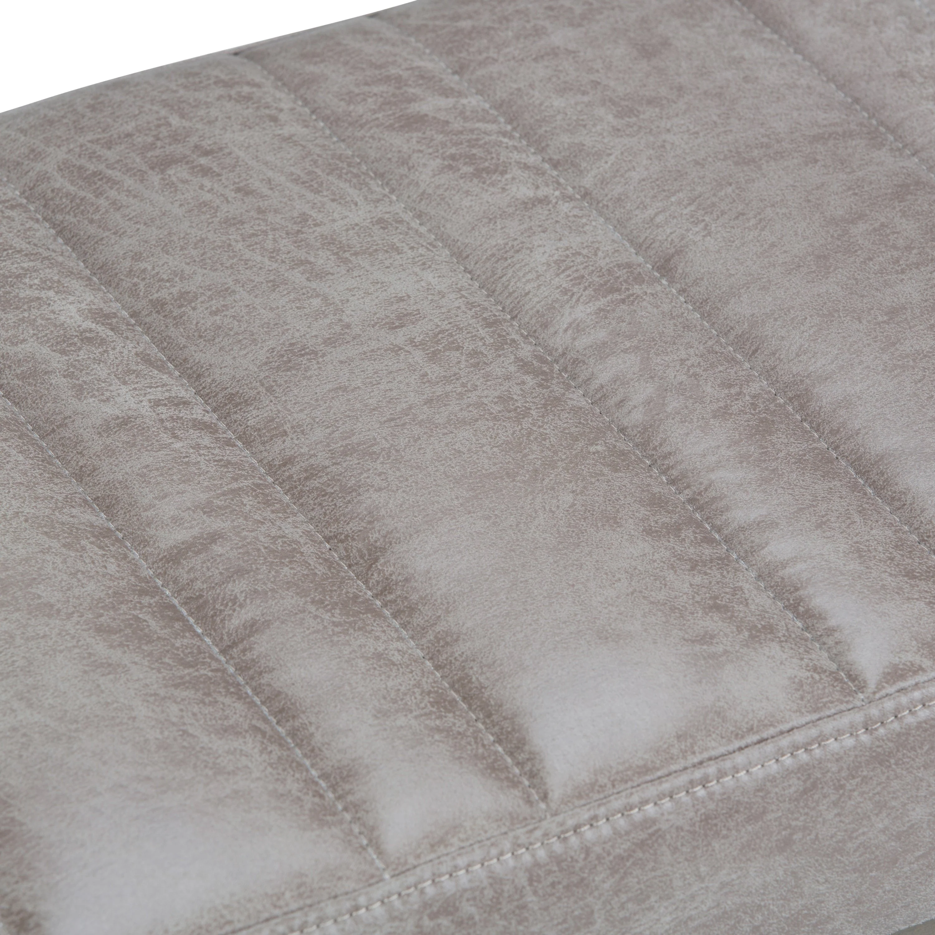 Casey Ottoman Bench - Distressed Grey Taupe - Image 2