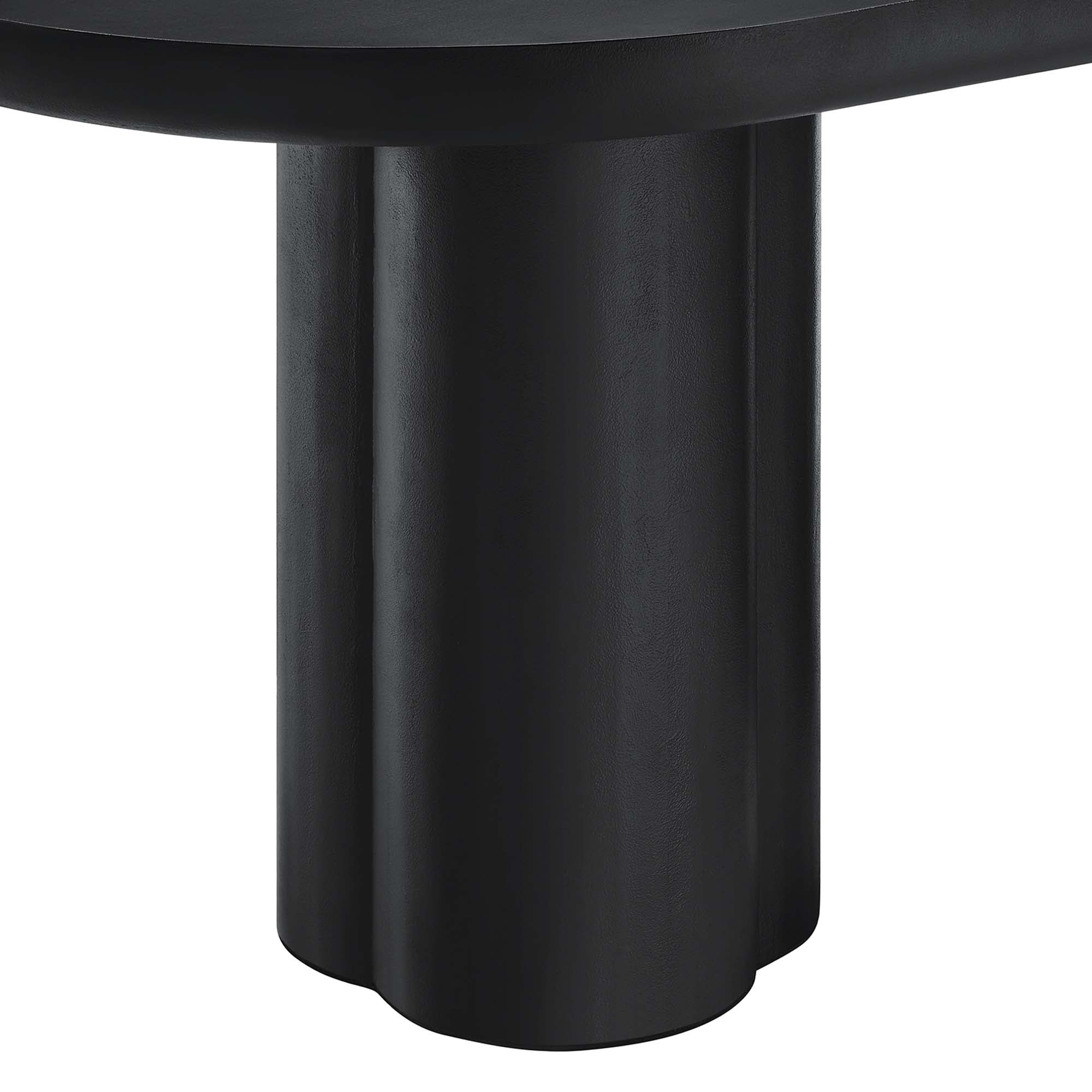 Caspian 72" Oval Concrete Dining Table by Modway - Image 9