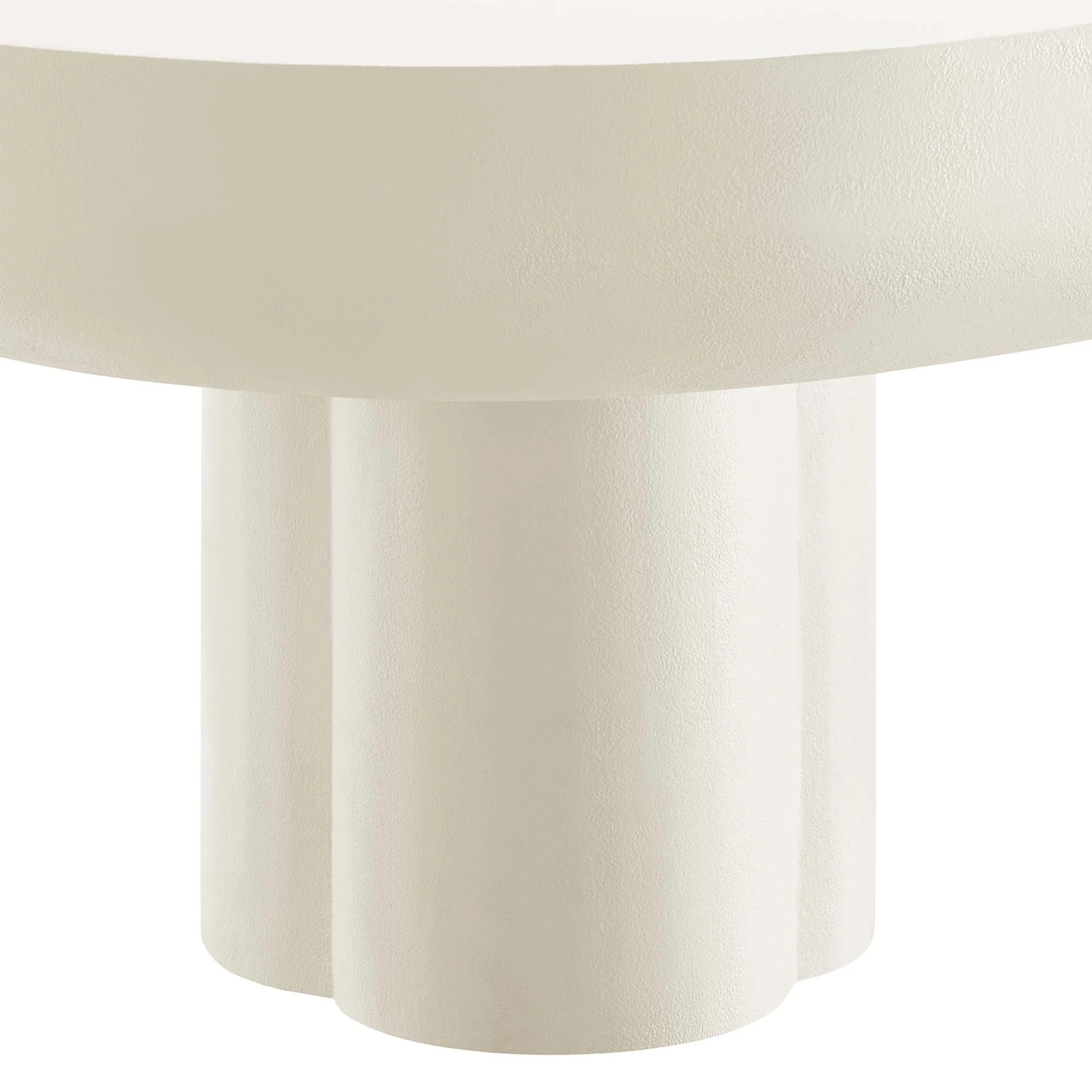 Caspian Oval Concrete Coffee Table by Modway - Image 6