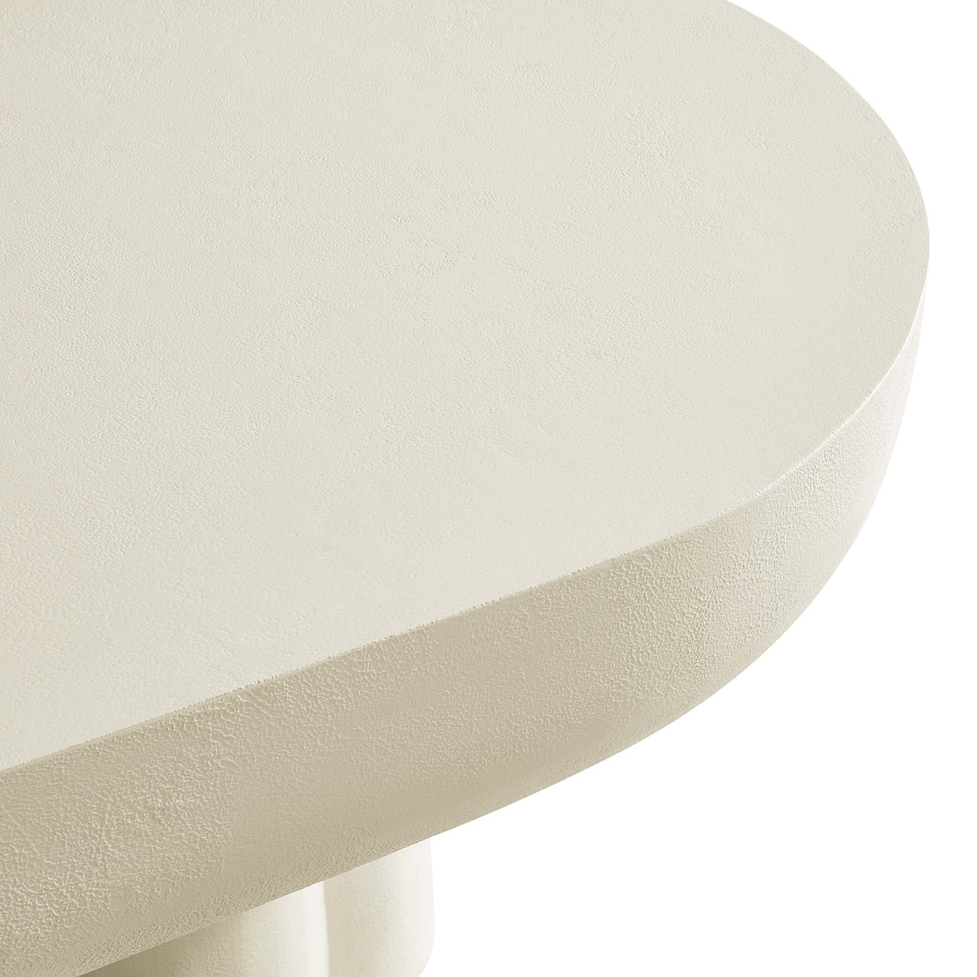 Caspian Oval Concrete Coffee Table by Modway - Image 7