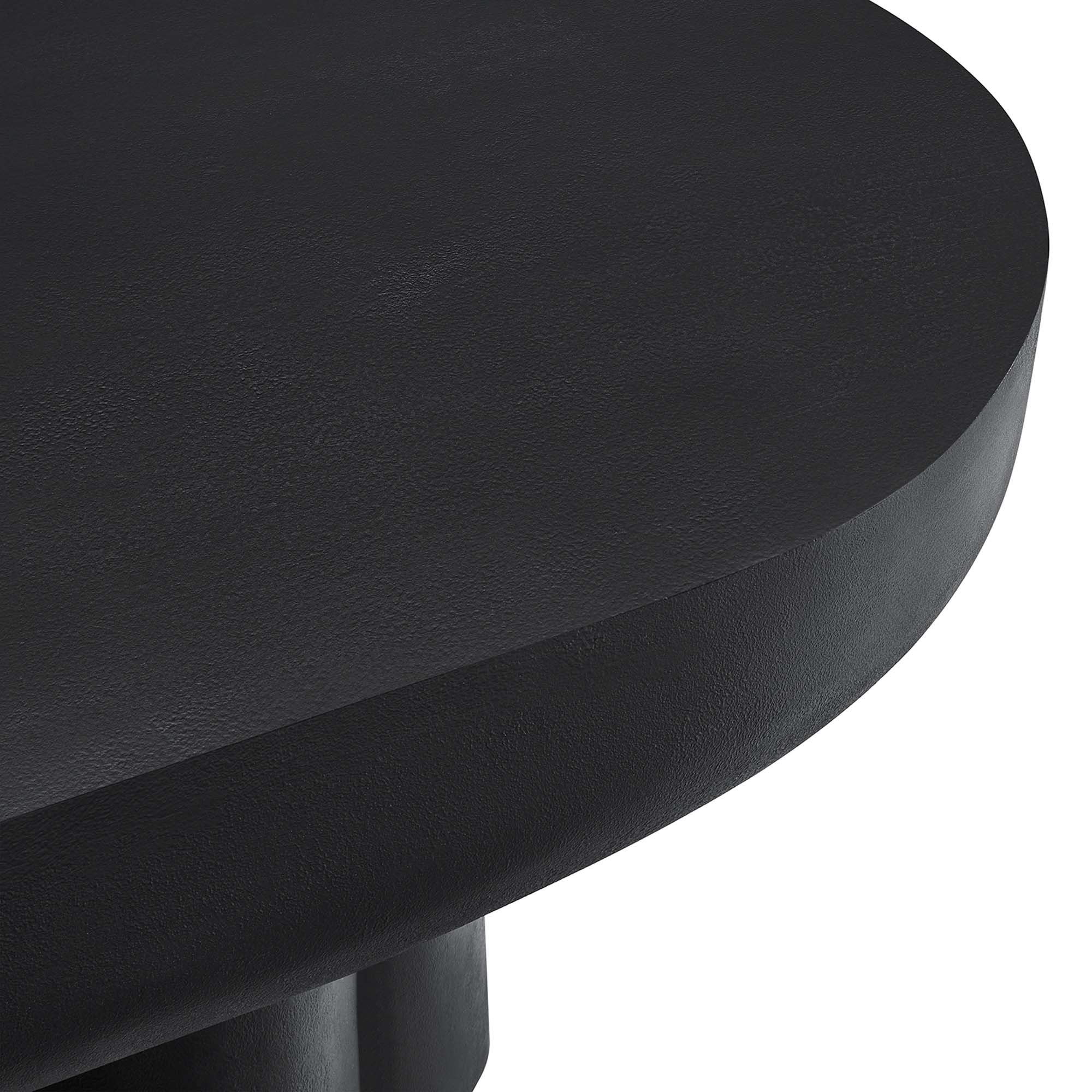 Caspian Oval Concrete Coffee Table by Modway - Image 8
