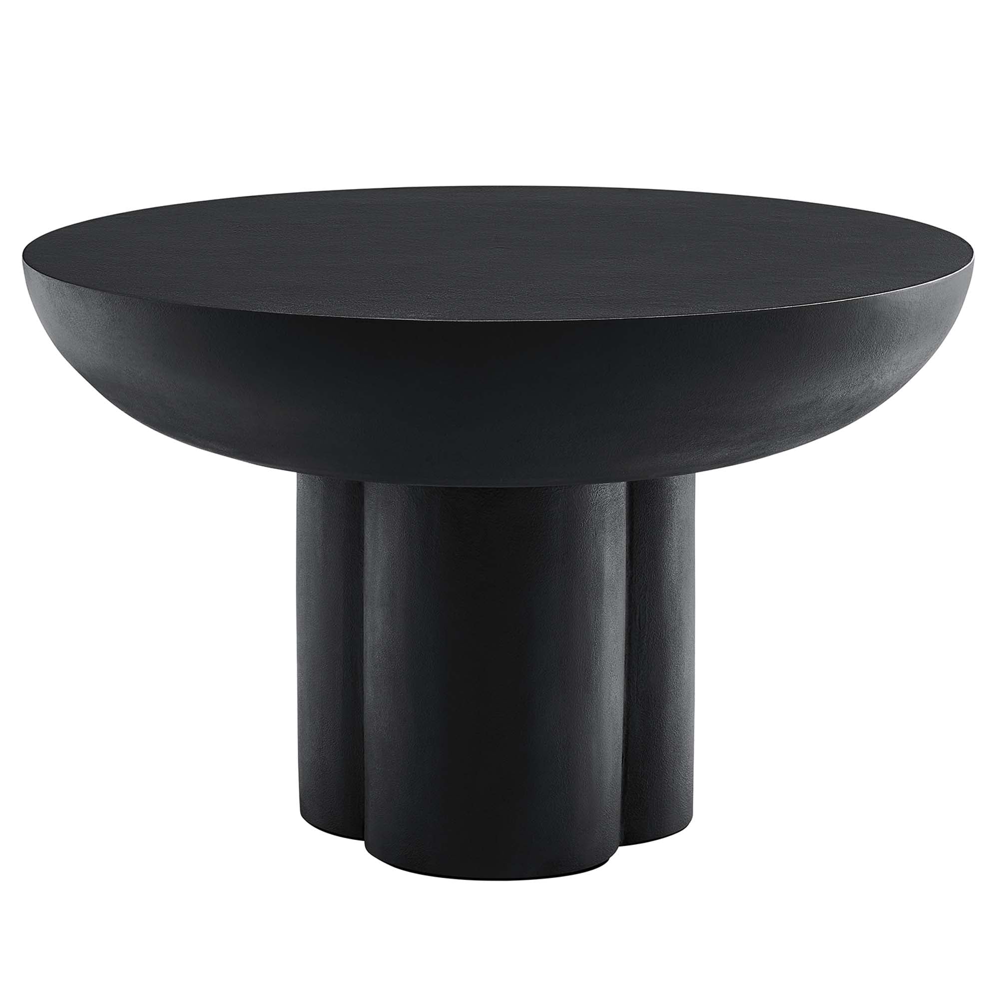 Caspian Round Concrete Coffee Table by Modway - Image 14